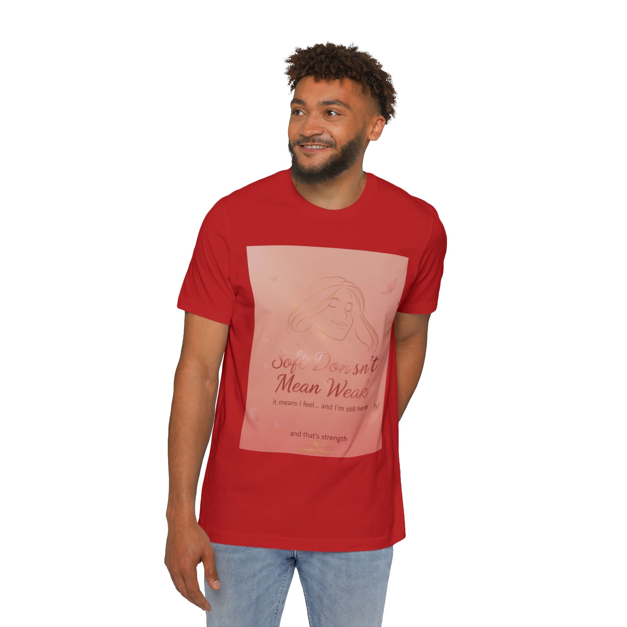 Soft Doesn’t Mean Weak – Trichotillomania Awareness Tee | BFRB Support Shirt | Mental Health Strength Top | Trich-Oh-Clock Collection