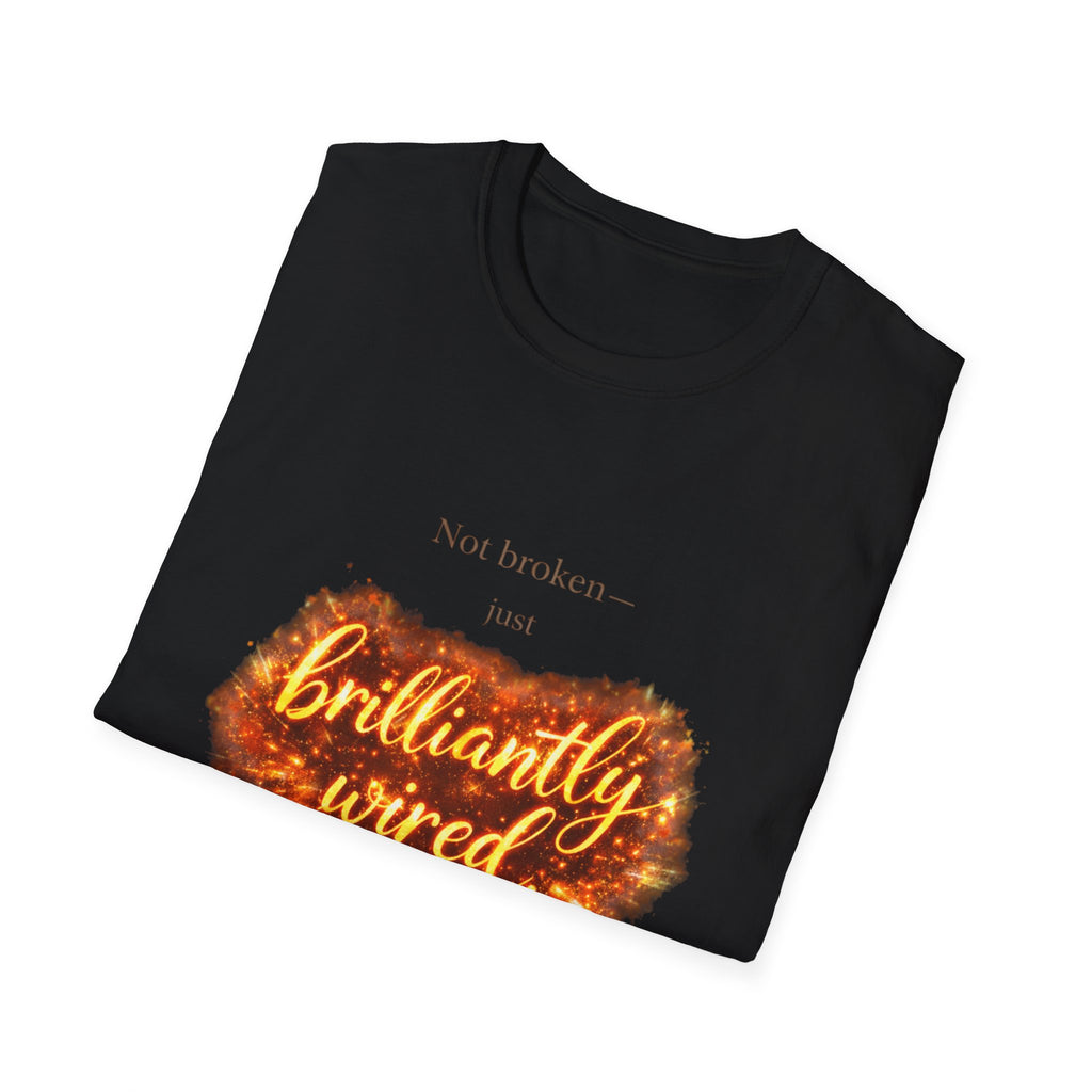 Simplee Elegant “Brilliantly Wired” Tee – Empowerment Graphic T-Shirt