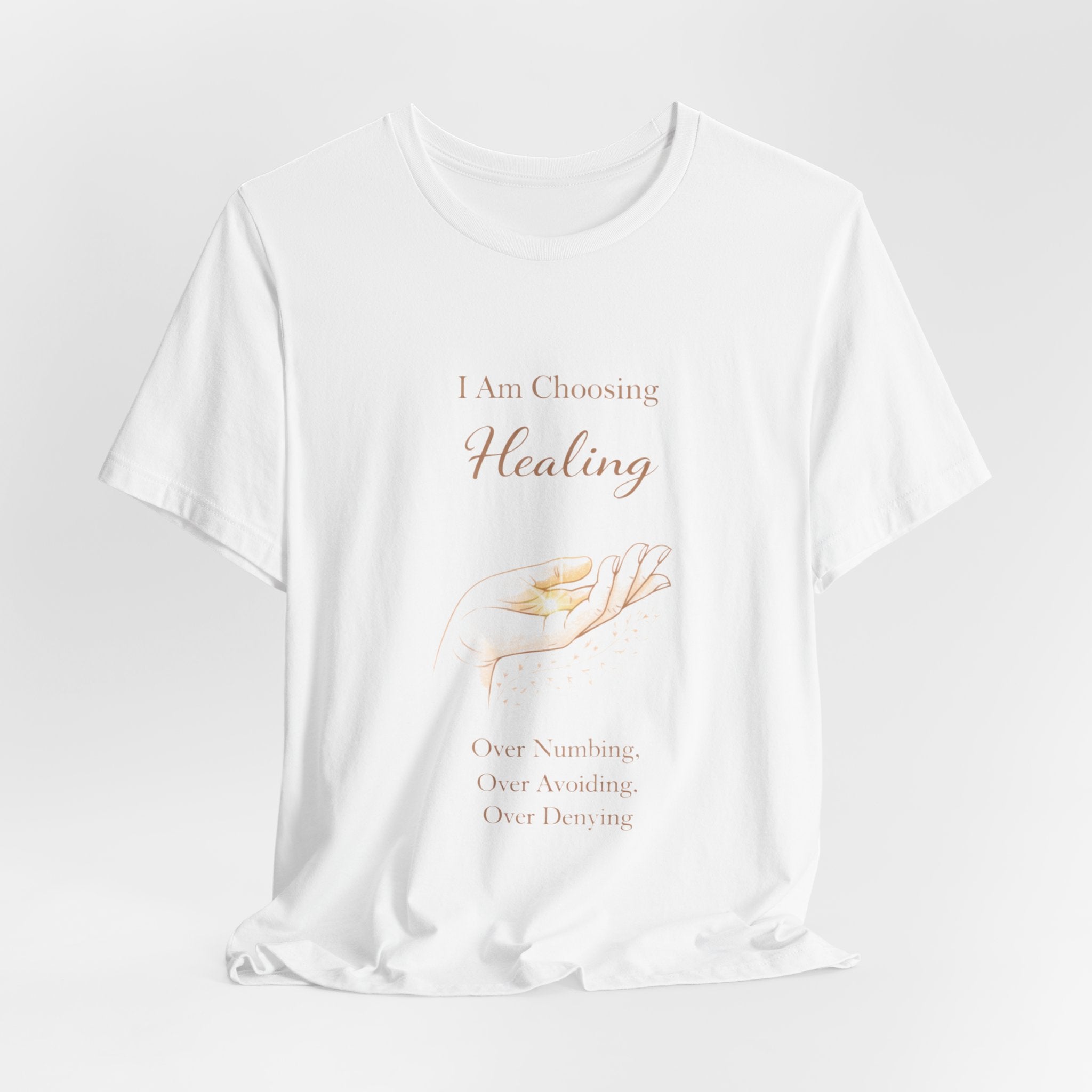 I Am Choosing Healing – Mental Health Recovery Tee | Self Growth Affirmation Shirt | Empowerment Healing Top