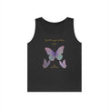 Simplee Elegant “Gentle Wings, Balanced Grace” Butterfly Tank – Soft Lavender Affirmation Top