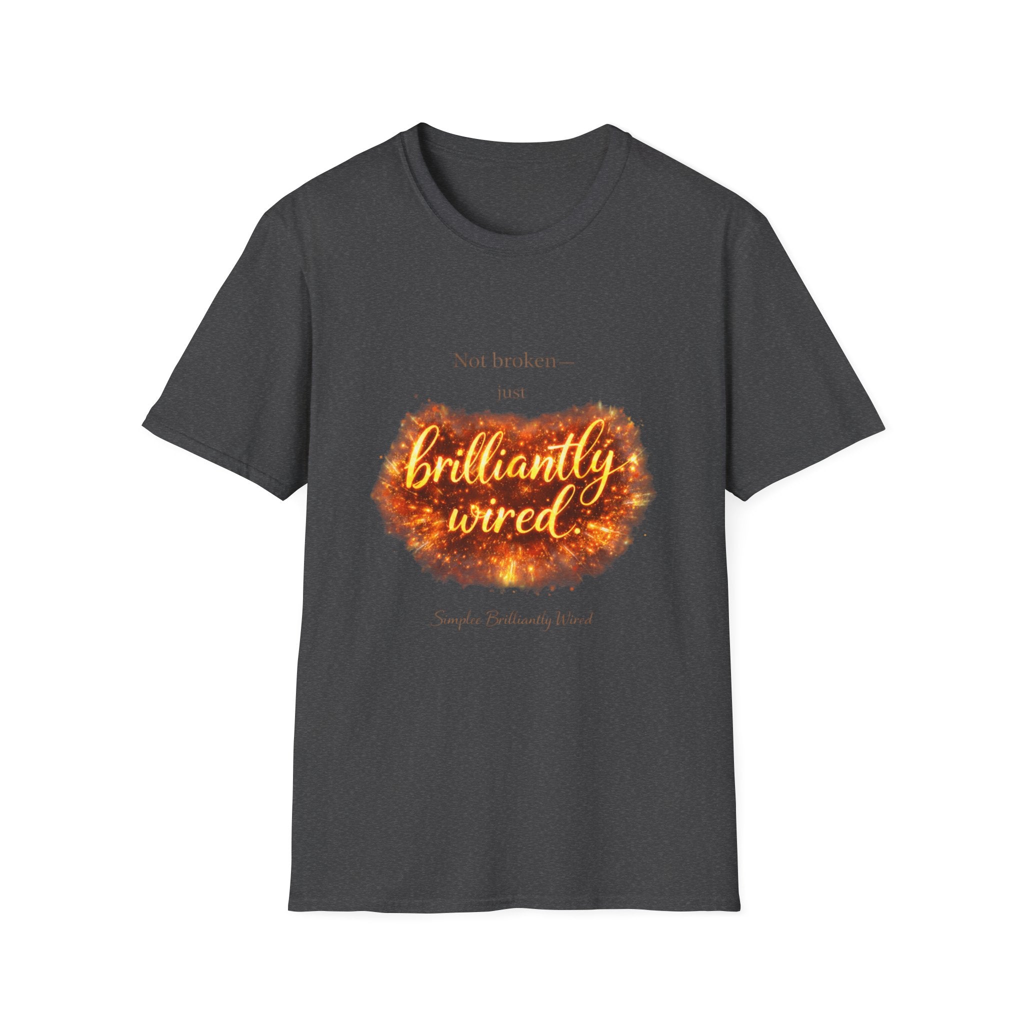Simplee Elegant “Brilliantly Wired” Tee – Empowerment Graphic T-Shirt