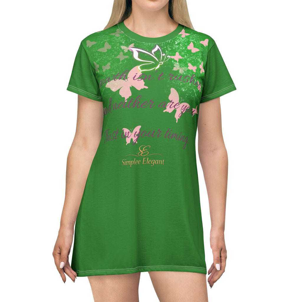 Butterfly Elegance T-Shirt Dress | Summer Is Coming | Simplee Elegant