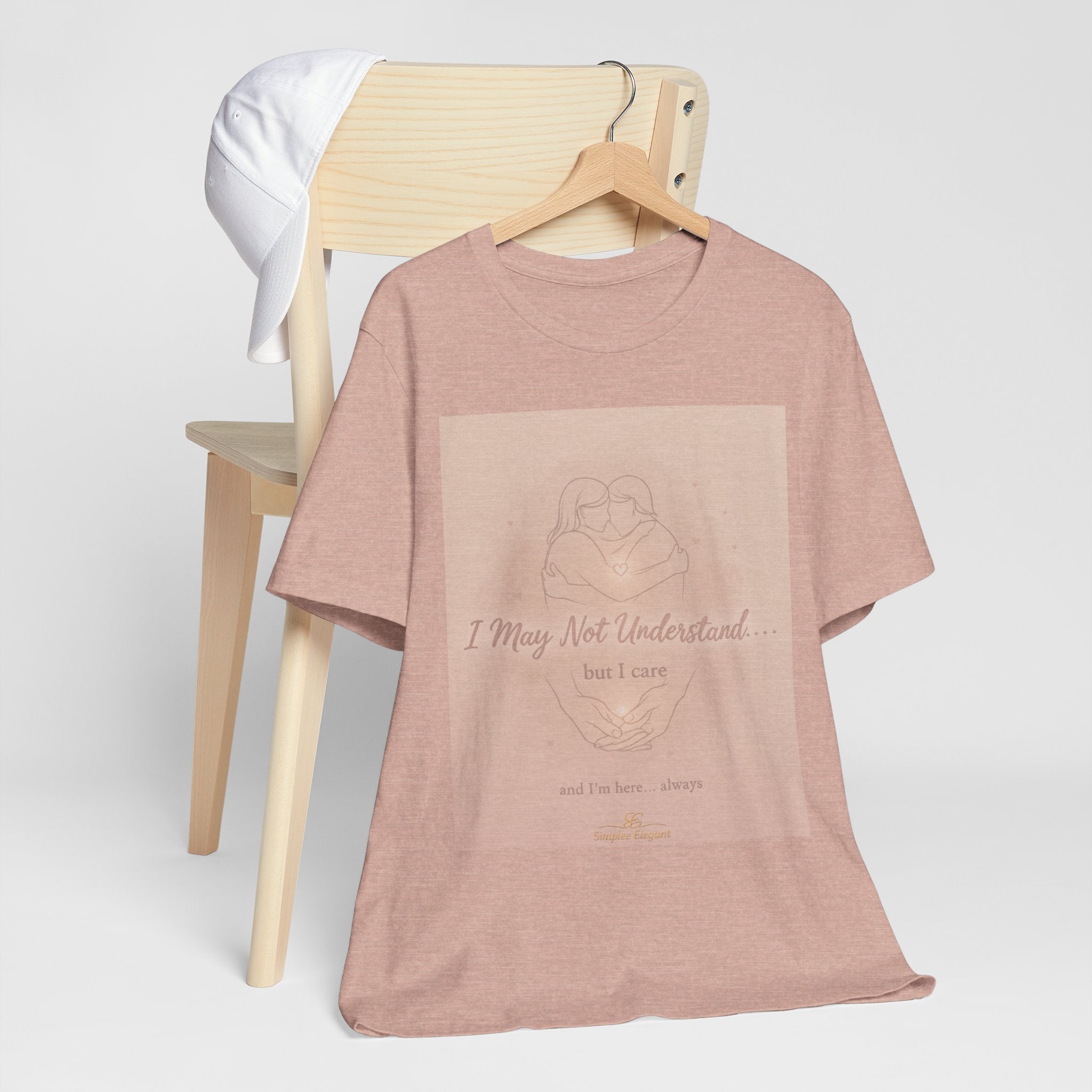 I May Not Understand But I Care – Trichotillomania Support Tee | BFRB Awareness Shirt | Mental Health Ally Top | Trich-Oh-Clock Collection