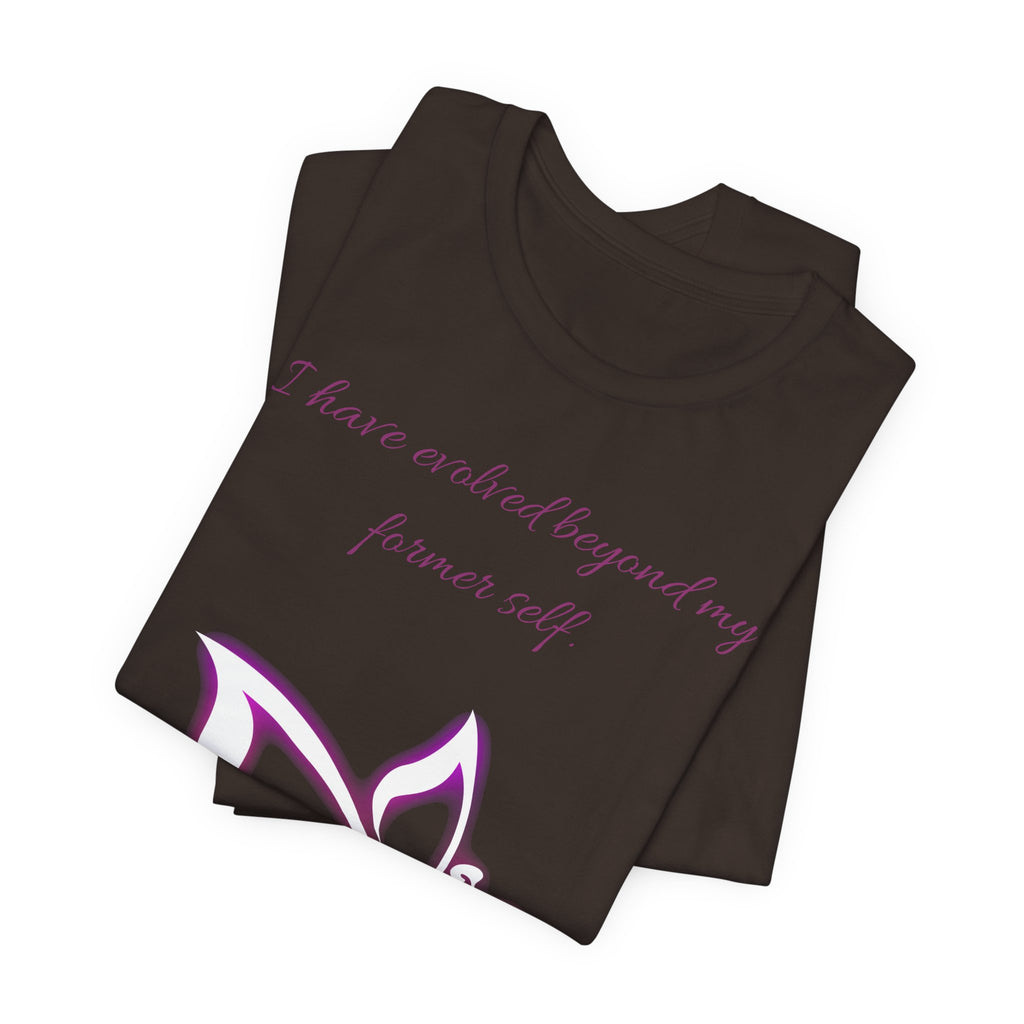 Simplee Elegant “Evolved Beyond My Former Self” Butterfly Tee – Glow Transformation Shirt