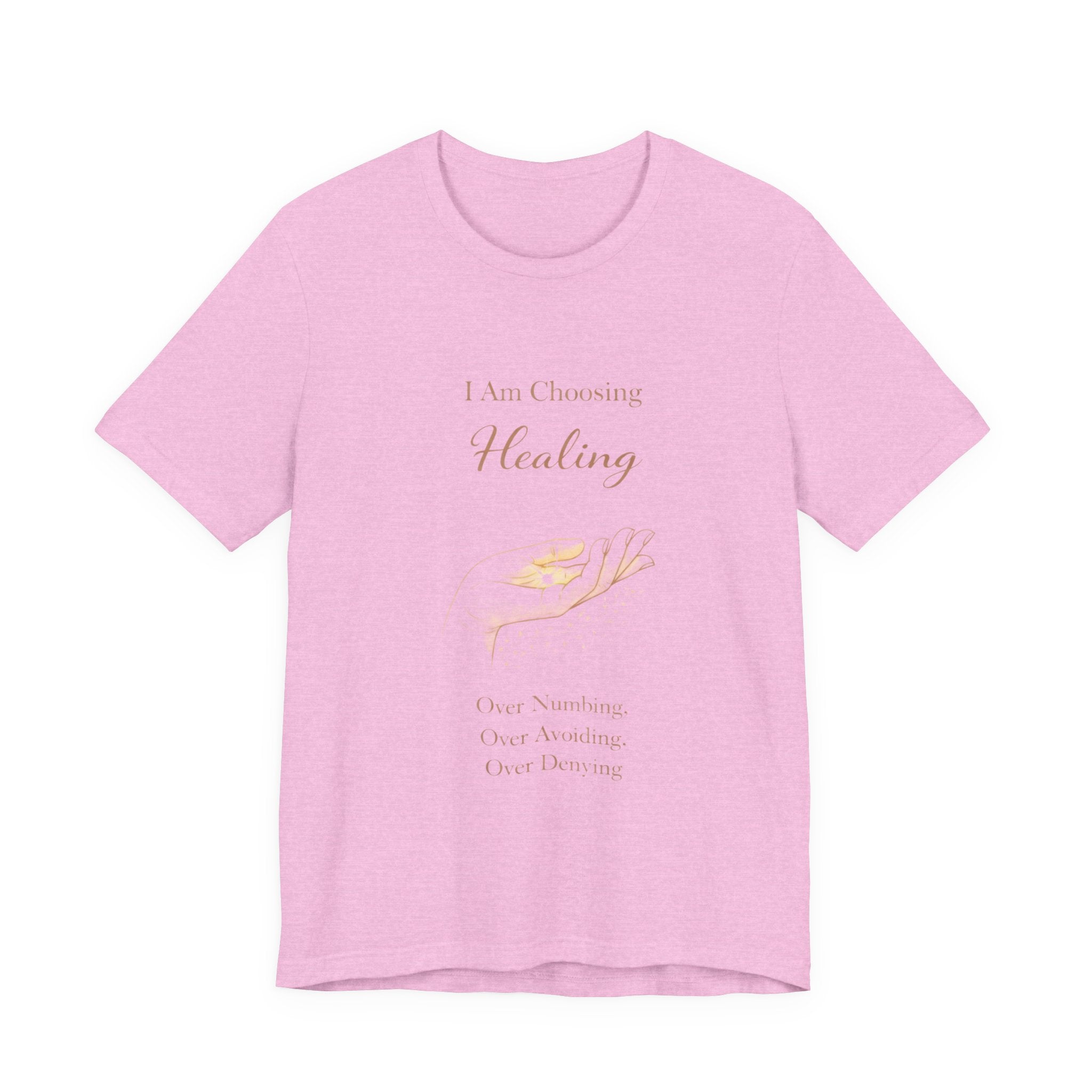 I Am Choosing Healing – Mental Health Recovery Tee | Self Growth Affirmation Shirt | Empowerment Healing Top