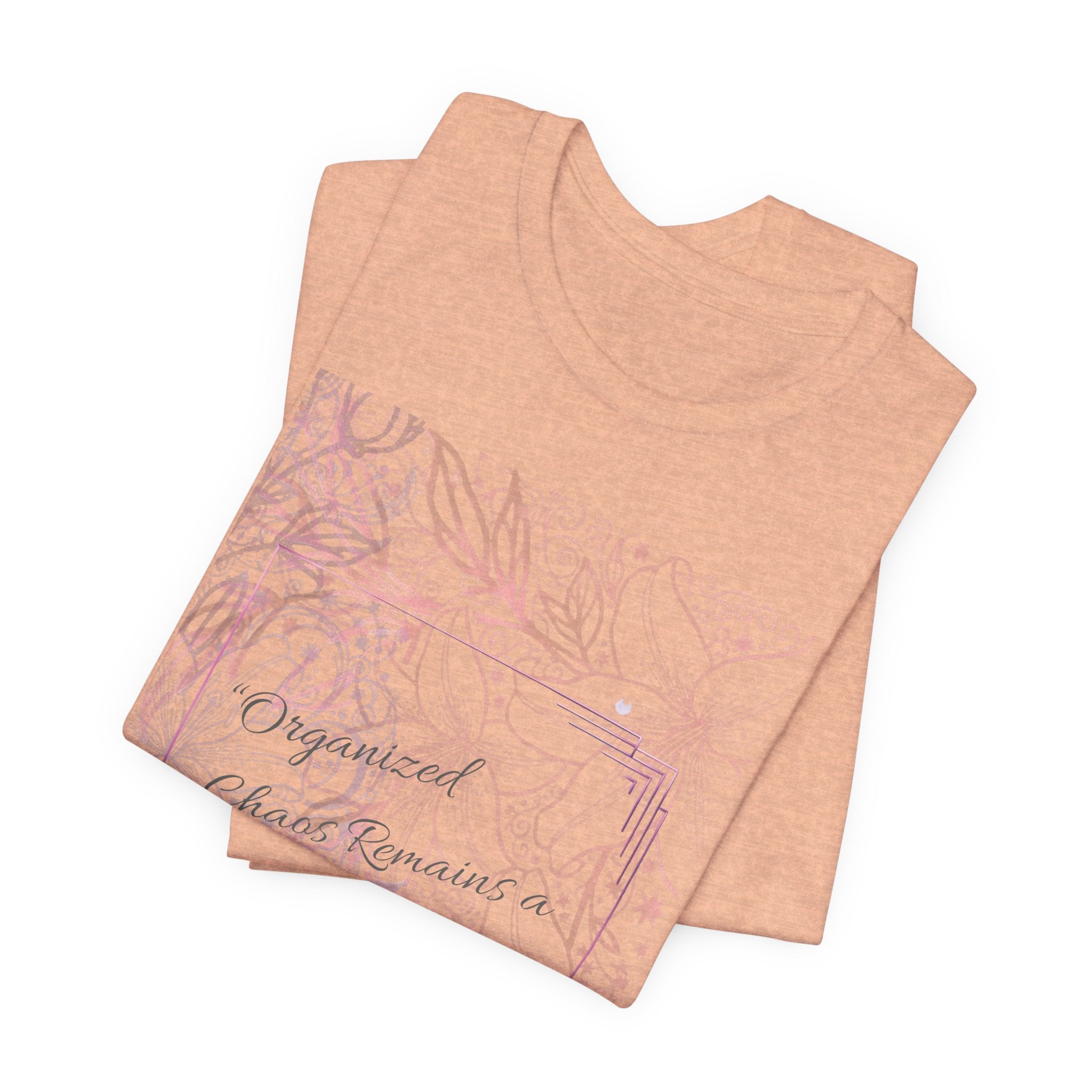 Simplee Elegant “Soft Grounding” Watercolor Floral Tee — Calm Within Collection