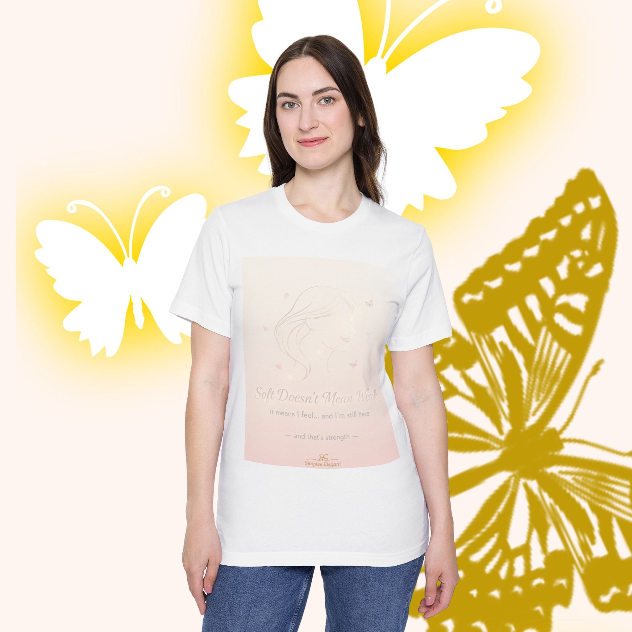 Soft Doesn’t Mean Weak – Trichotillomania Awareness Tee | BFRB Support Shirt | Mental Health Strength Top | Trich-Oh-Clock Collection