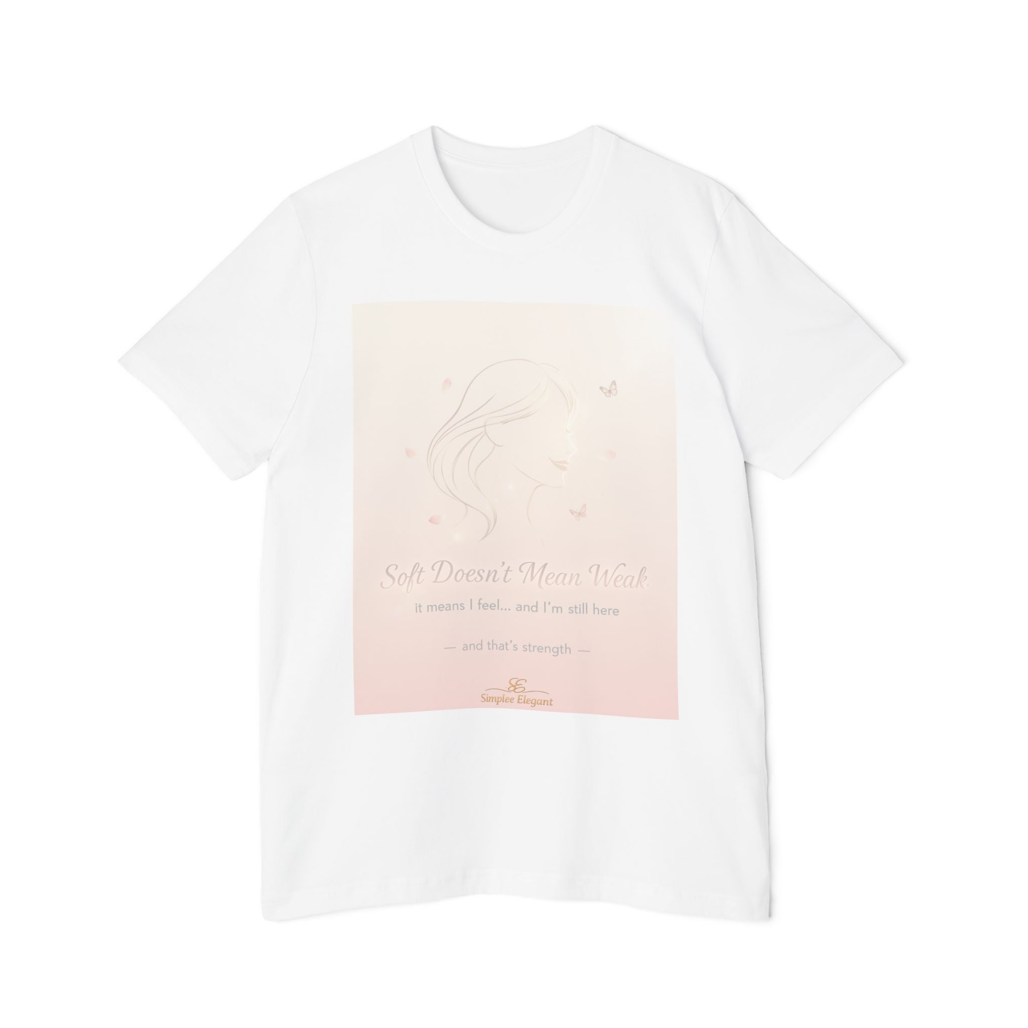 Soft Doesn’t Mean Weak – Trichotillomania Awareness Tee | BFRB Support Shirt | Mental Health Strength Top | Trich-Oh-Clock Collection