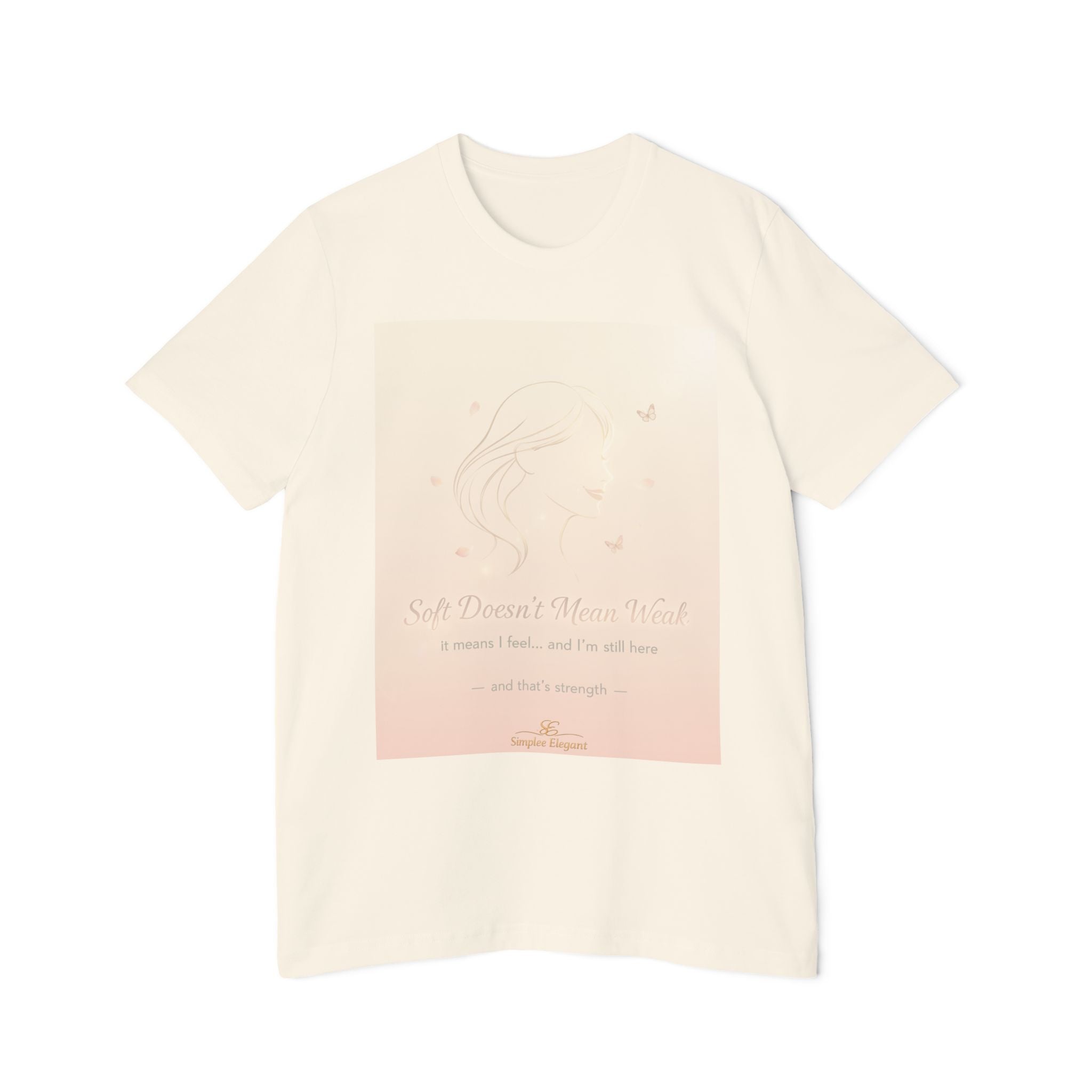 Soft Doesn’t Mean Weak – Trichotillomania Awareness Tee | BFRB Support Shirt | Mental Health Strength Top | Trich-Oh-Clock Collection