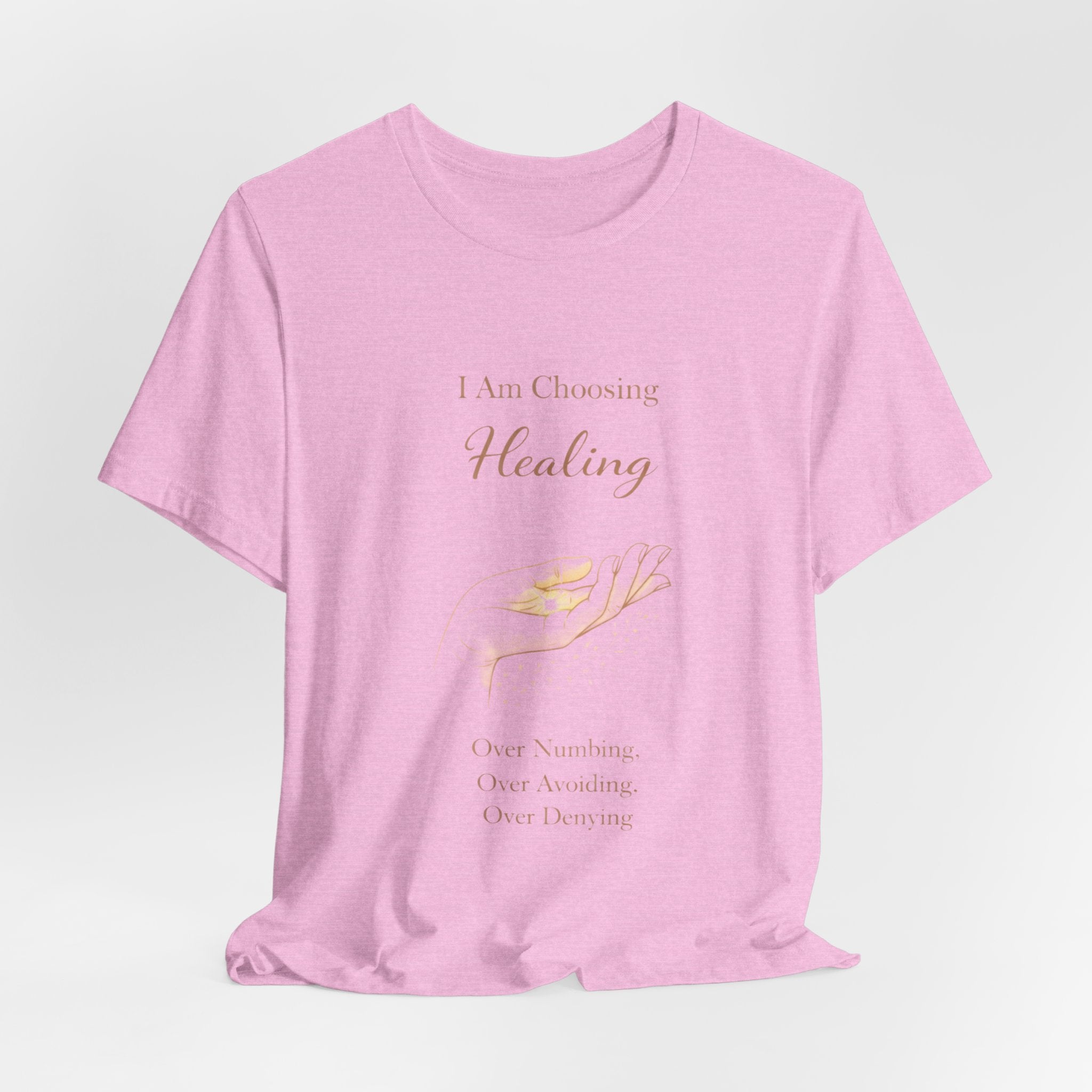 I Am Choosing Healing – Mental Health Recovery Tee | Self Growth Affirmation Shirt | Empowerment Healing Top