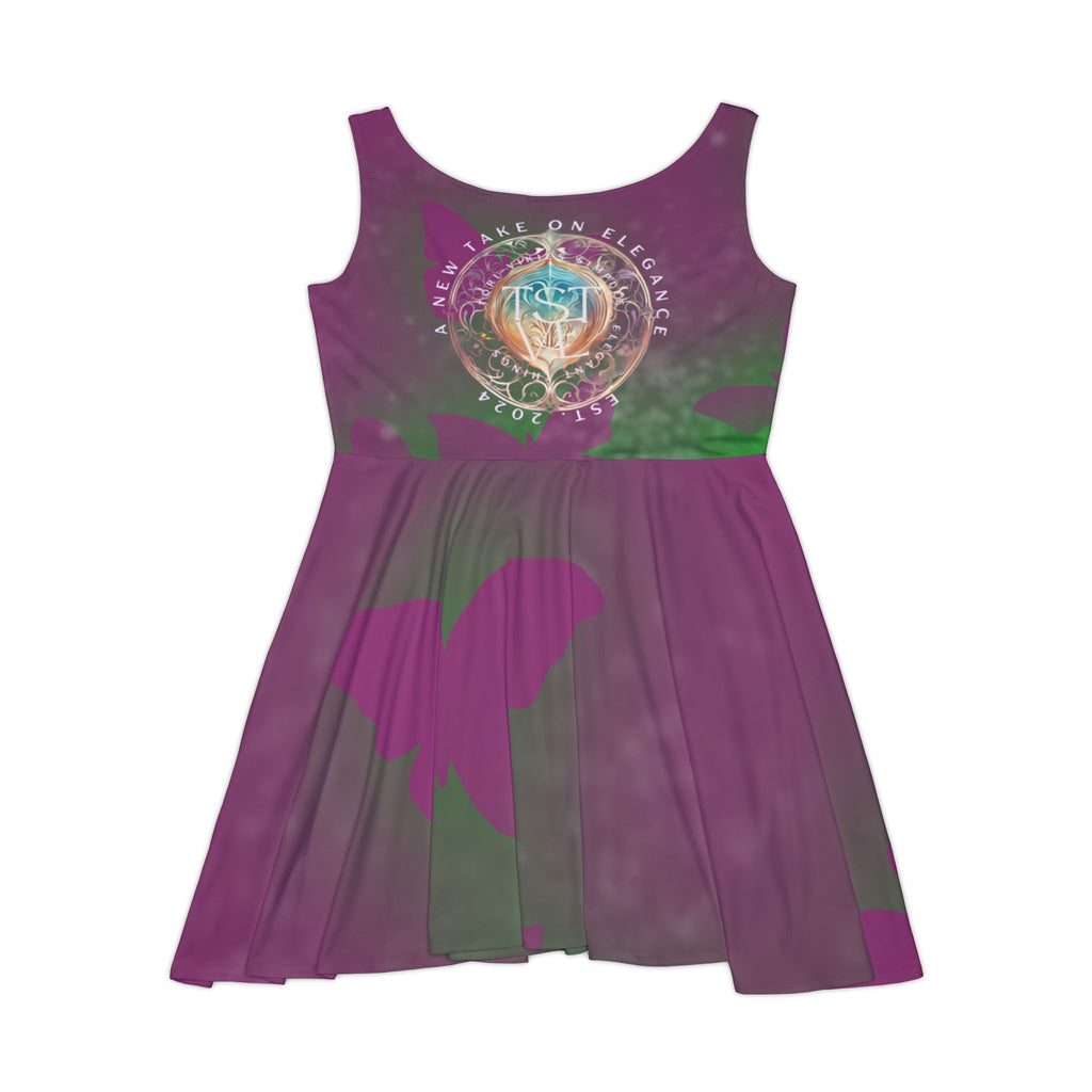 Simplee Elegant “Bloom in My Own Time” Butterfly Dress – Sparkle, Strength & Sass Collection