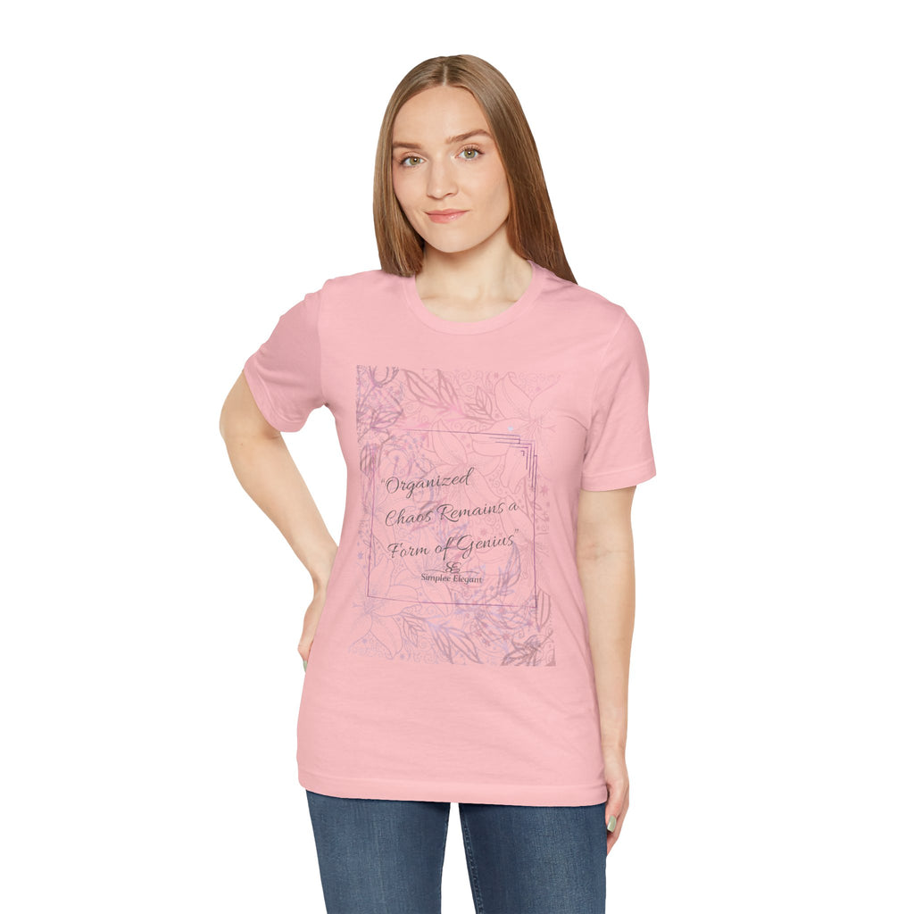 Simplee Elegant “Soft Grounding” Watercolor Floral Tee — Calm Within Collection