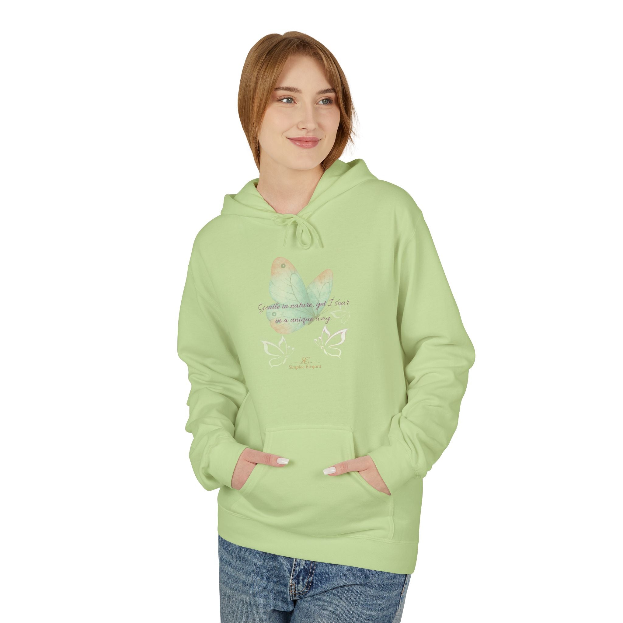 Hummingbird Watercolor Hoodie — 'Find Beauty in the Small Things' Lightweight Pullover