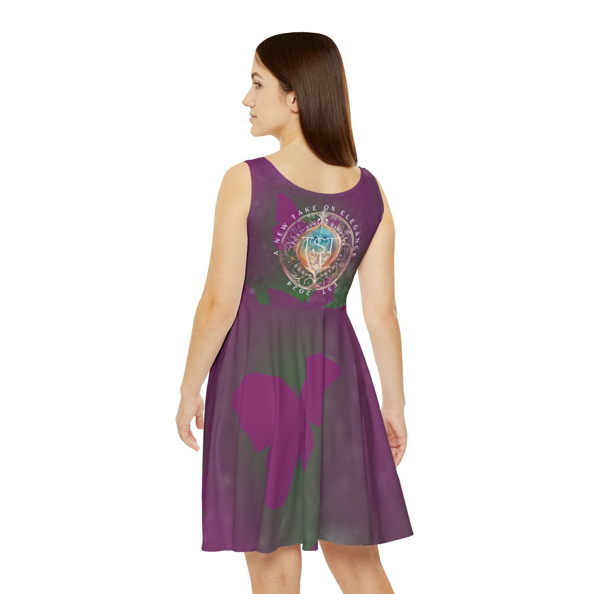 Simplee Elegant “Bloom in My Own Time” Butterfly Dress – Sparkle, Strength & Sass Collection