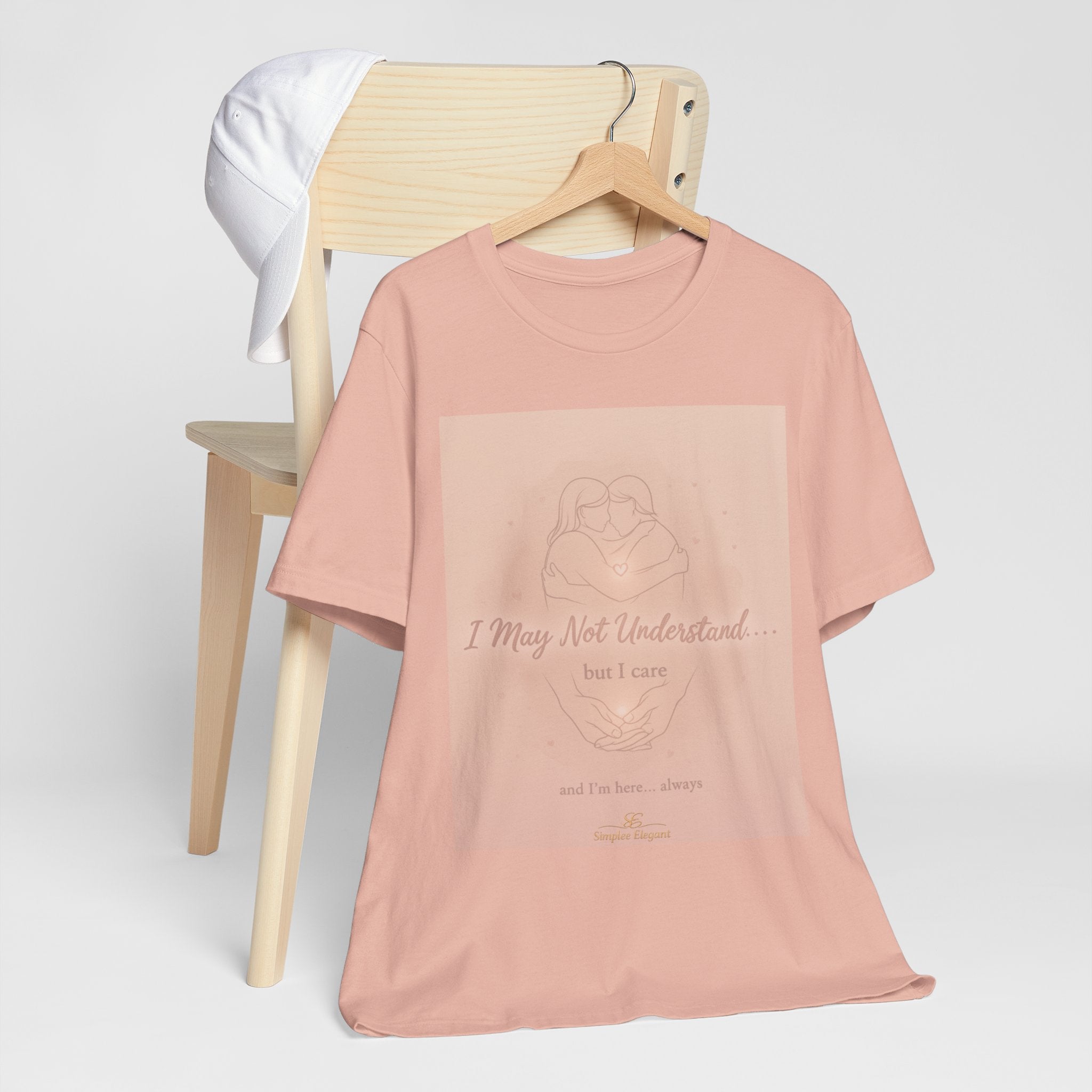 I May Not Understand But I Care – Trichotillomania Support Tee | BFRB Awareness Shirt | Mental Health Ally Top | Trich-Oh-Clock Collection