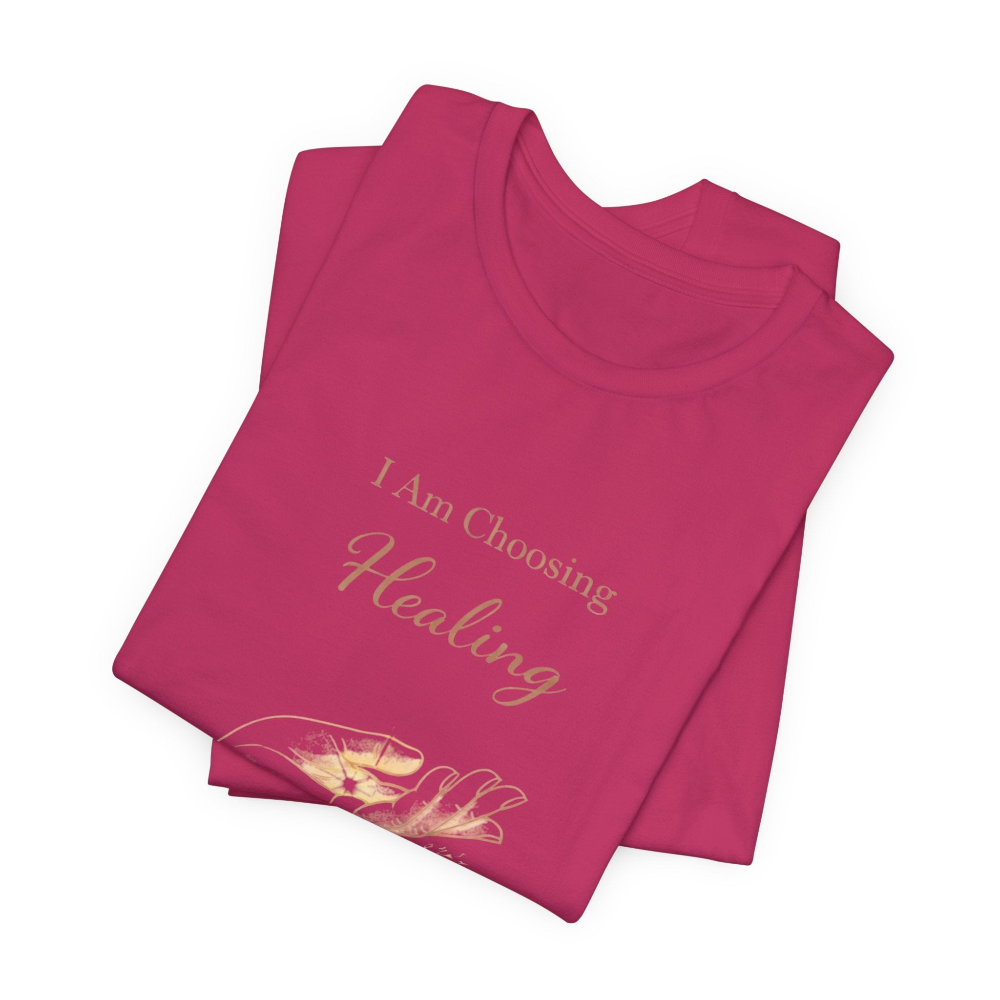 I Am Choosing Healing – Mental Health Recovery Tee | Self Growth Affirmation Shirt | Empowerment Healing Top