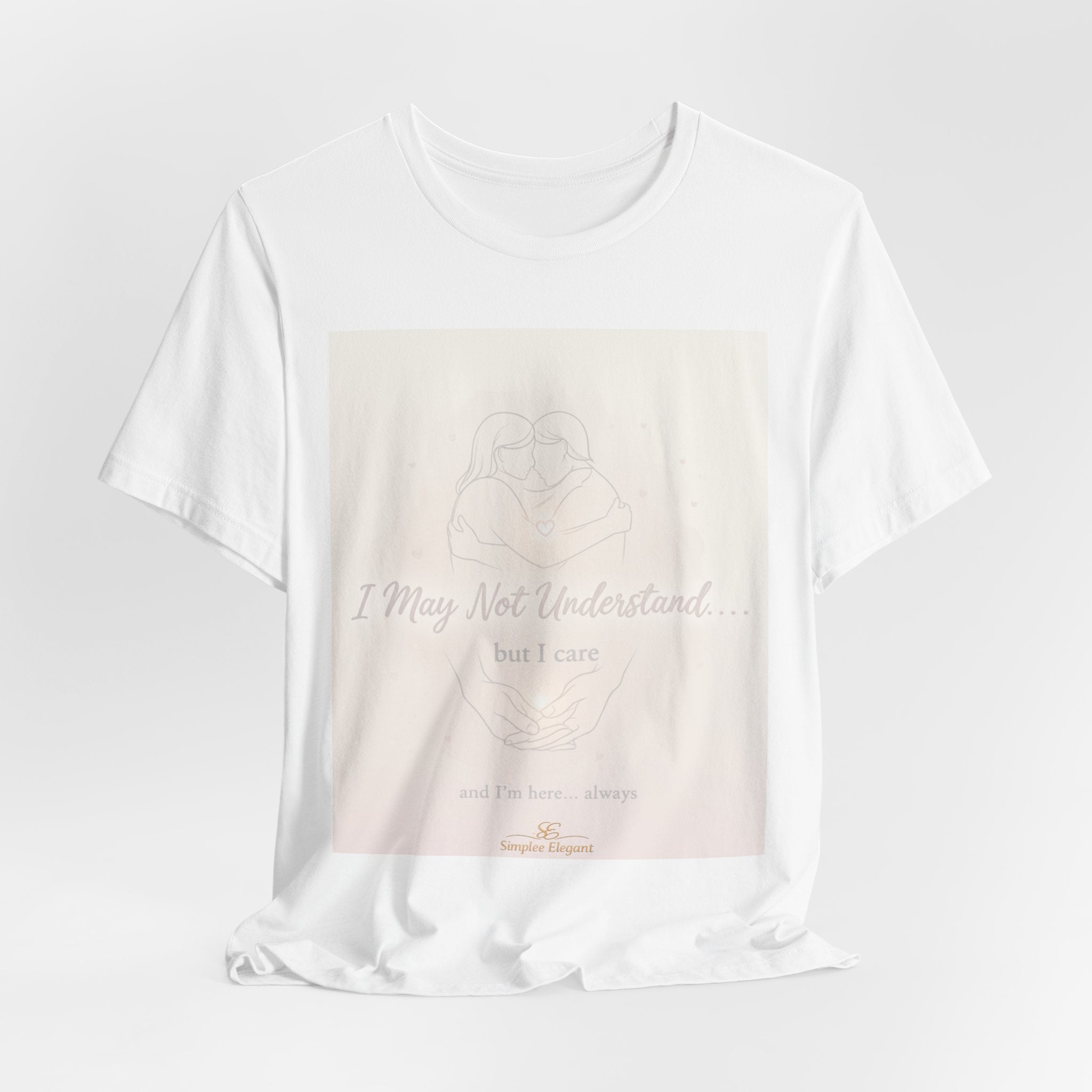 I May Not Understand But I Care – Trichotillomania Support Tee | BFRB Awareness Shirt | Mental Health Ally Top | Trich-Oh-Clock Collection