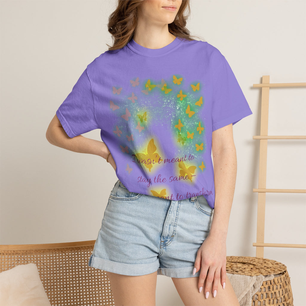 I Was Meant to Transform | Butterfly Statement Design | Simplee Elegant