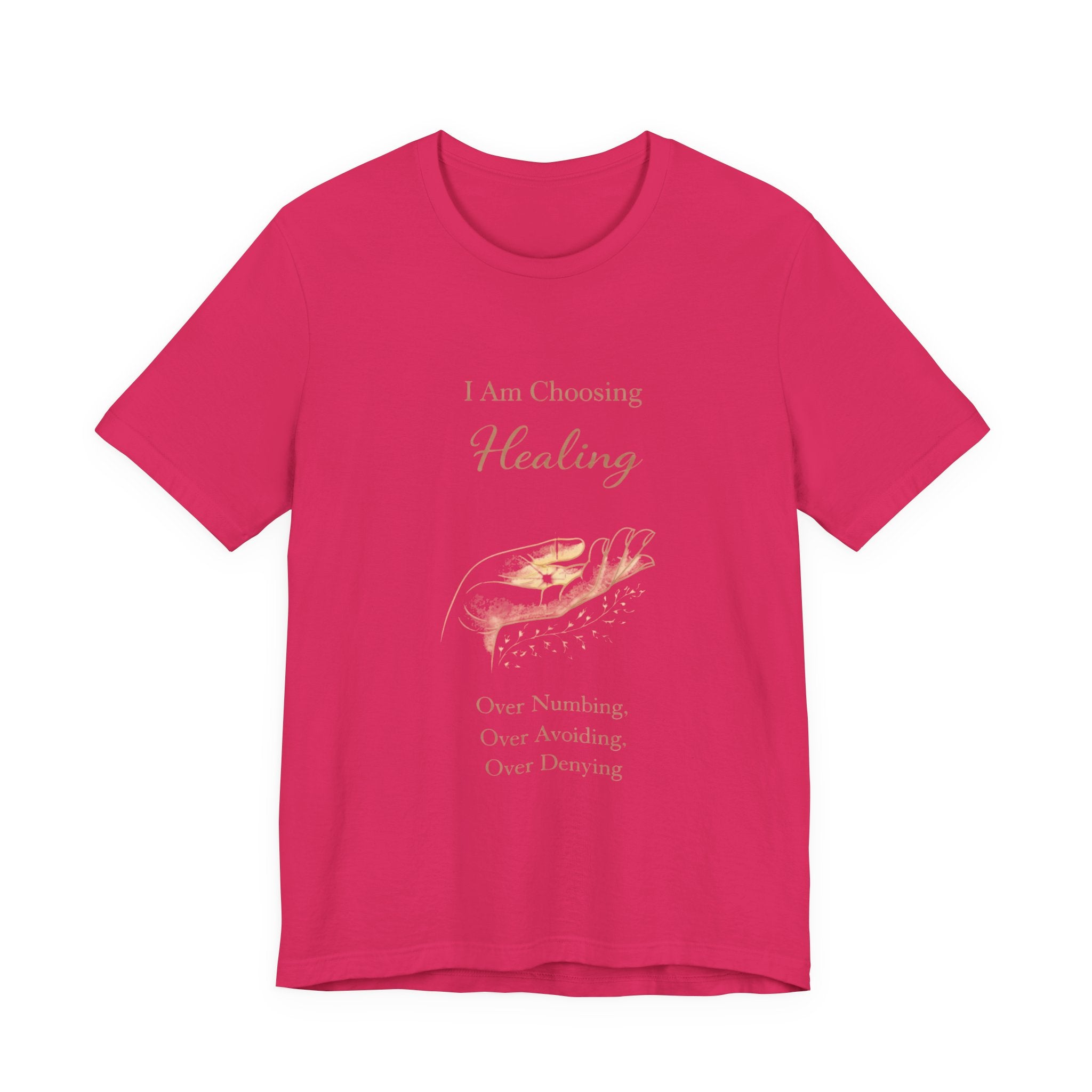 I Am Choosing Healing – Mental Health Recovery Tee | Self Growth Affirmation Shirt | Empowerment Healing Top