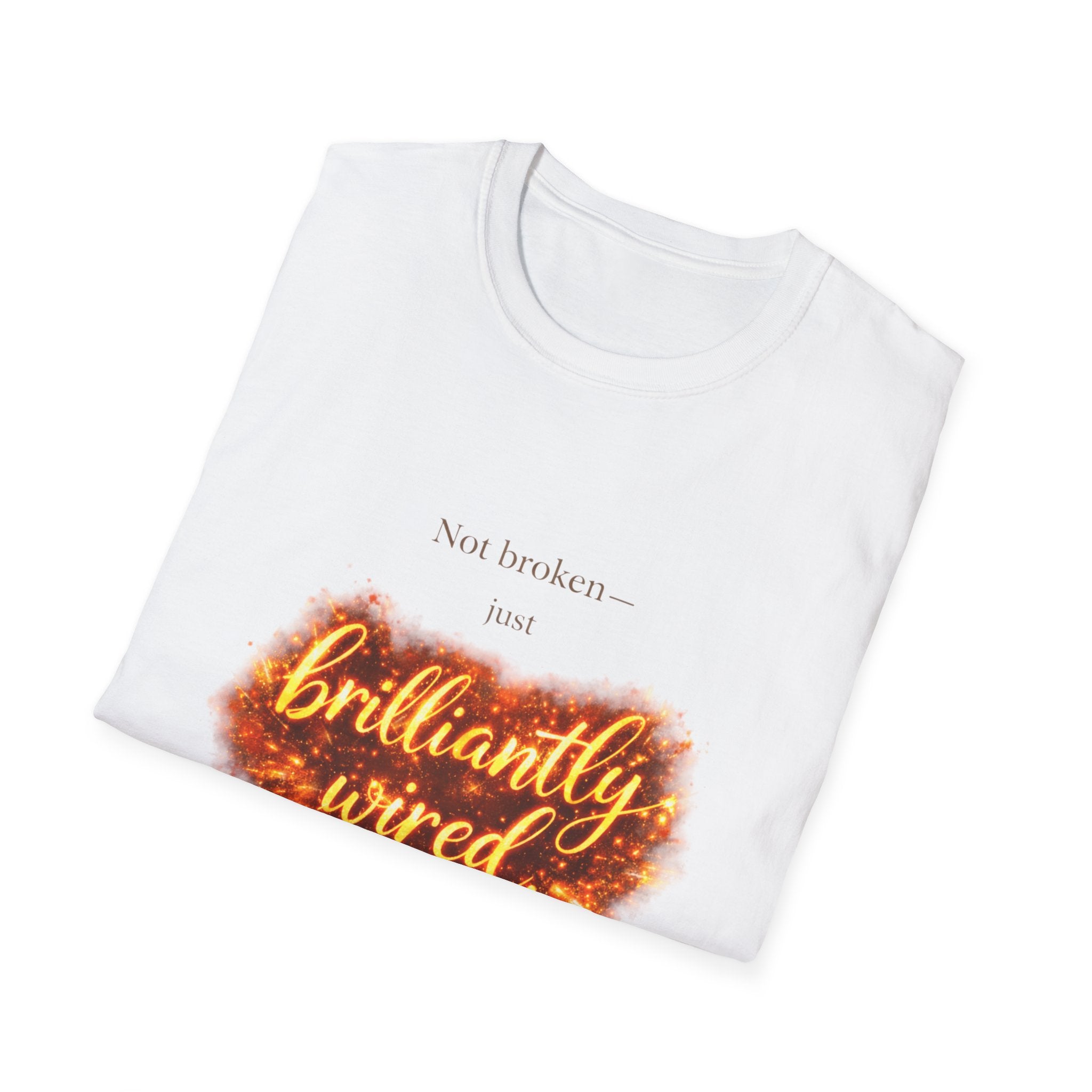 Simplee Elegant “Brilliantly Wired” Tee – Empowerment Graphic T-Shirt