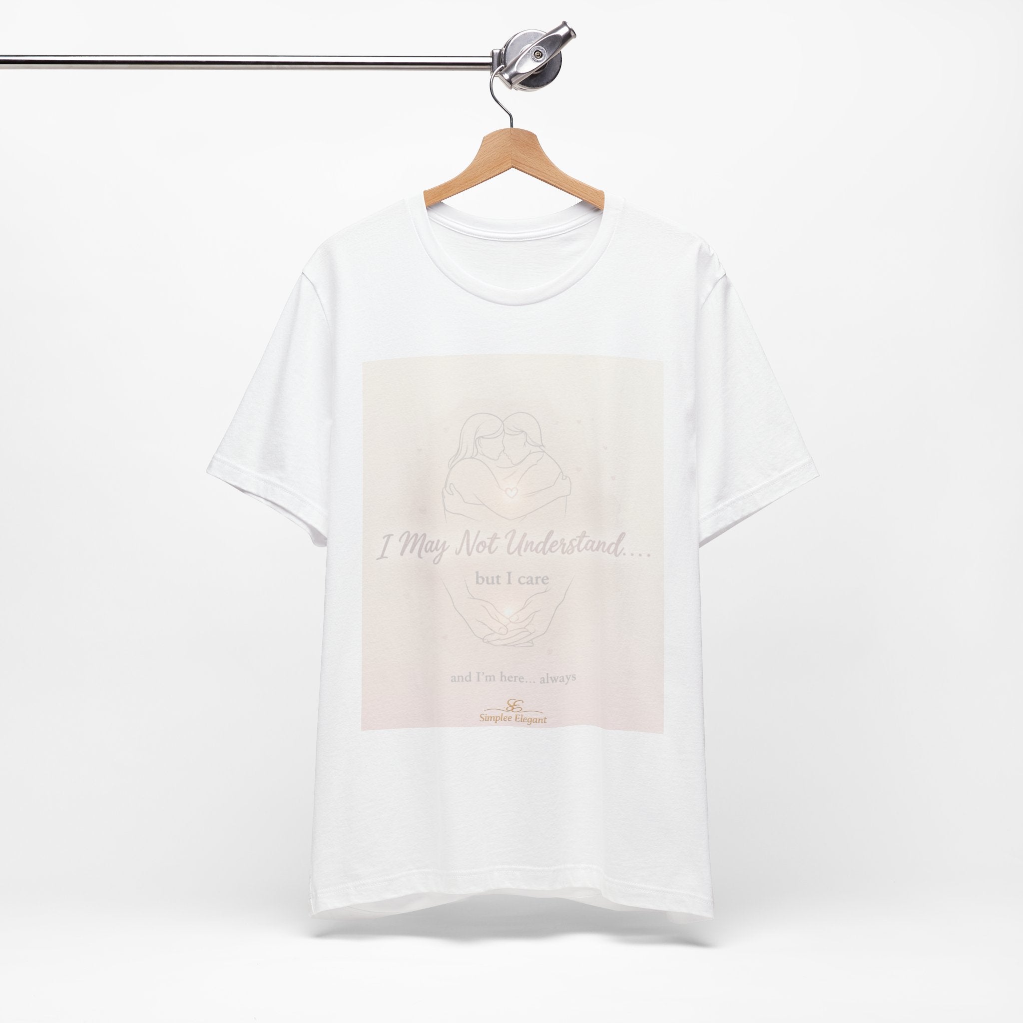 I May Not Understand But I Care – Trichotillomania Support Tee | BFRB Awareness Shirt | Mental Health Ally Top | Trich-Oh-Clock Collection