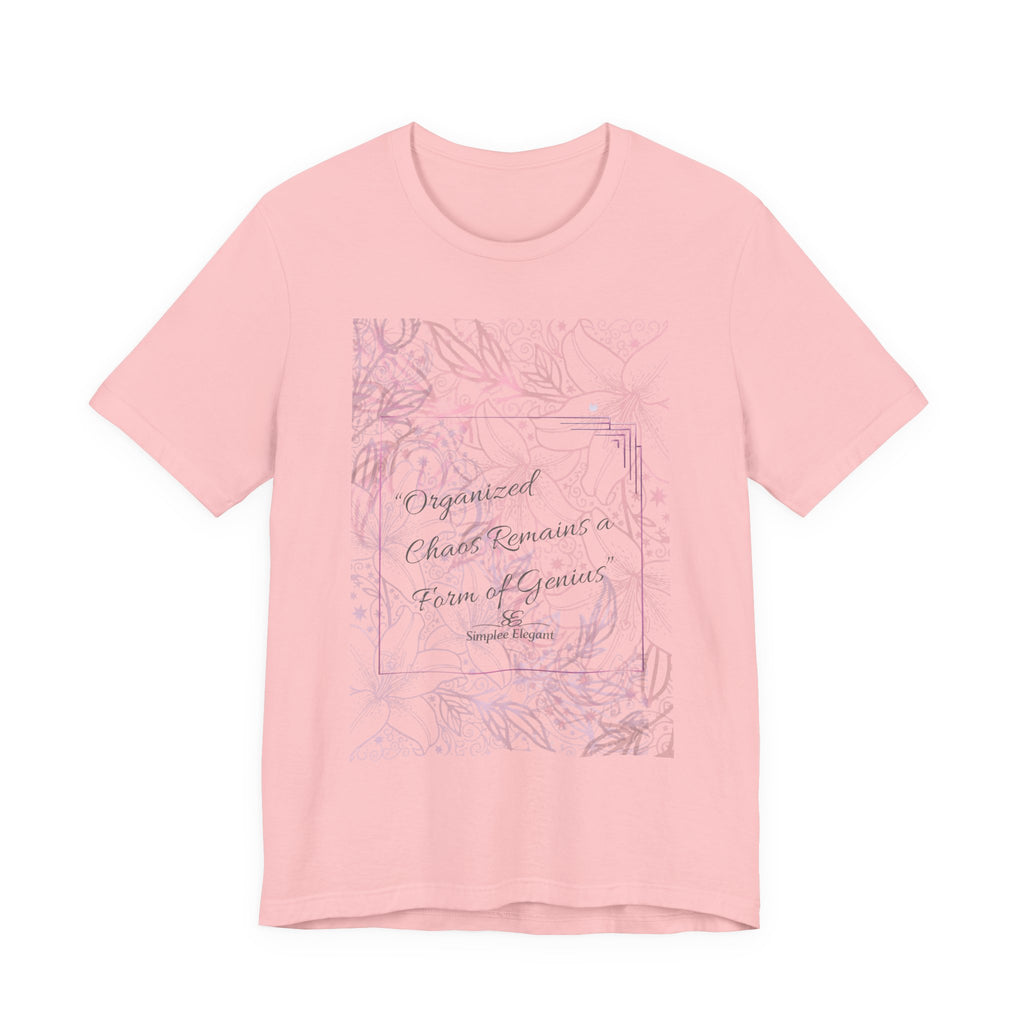 Simplee Elegant “Soft Grounding” Watercolor Floral Tee — Calm Within Collection