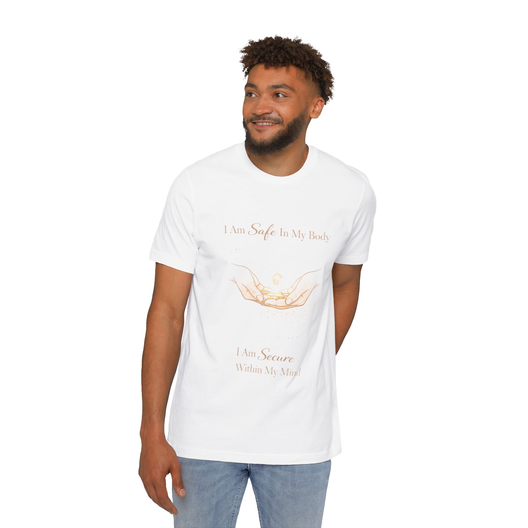 I Am Safe In My Body, I Am Secure Within My Mind – Mental Health Affirmation Tee | Calm & Healing Shirt | Self Love Top