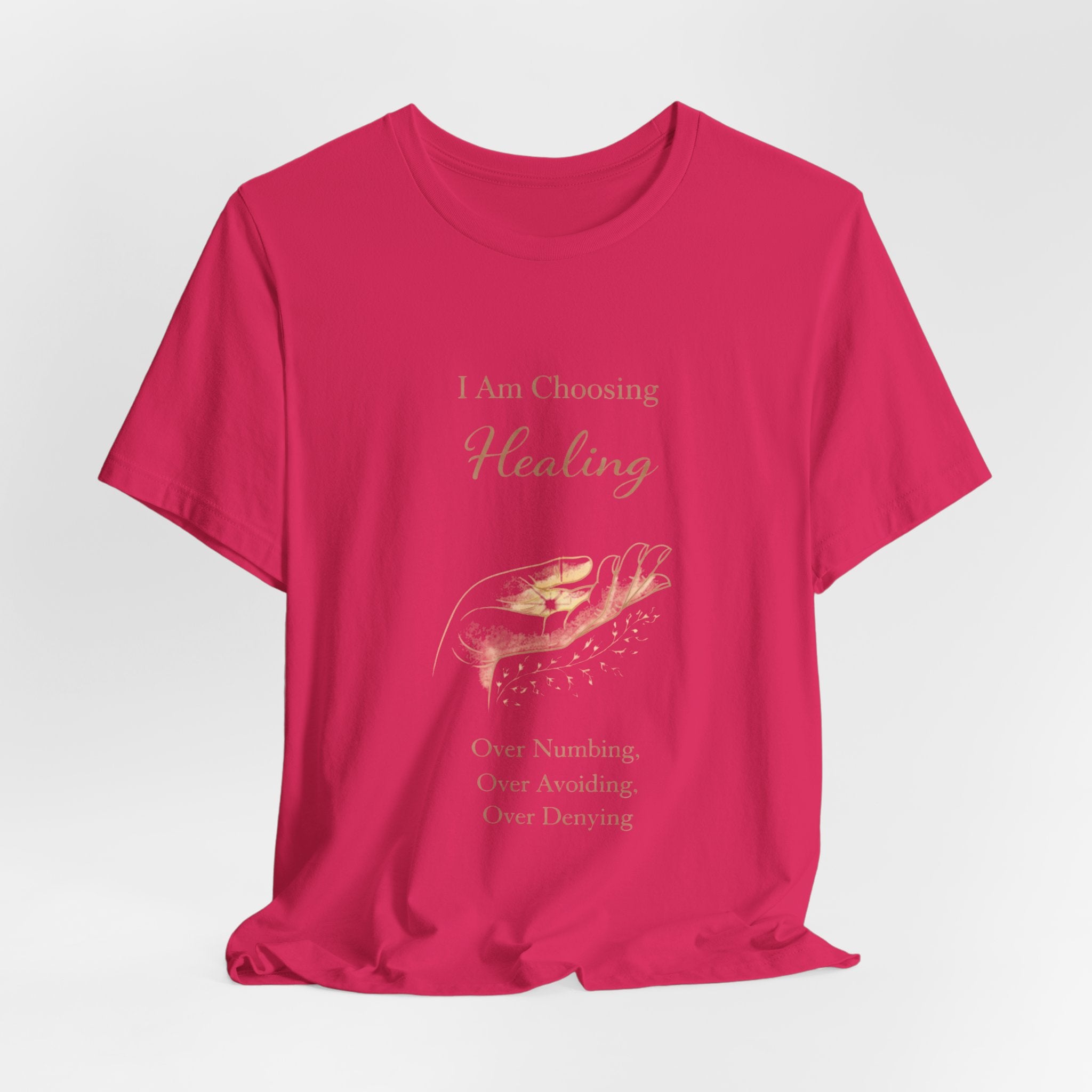 I Am Choosing Healing – Mental Health Recovery Tee | Self Growth Affirmation Shirt | Empowerment Healing Top