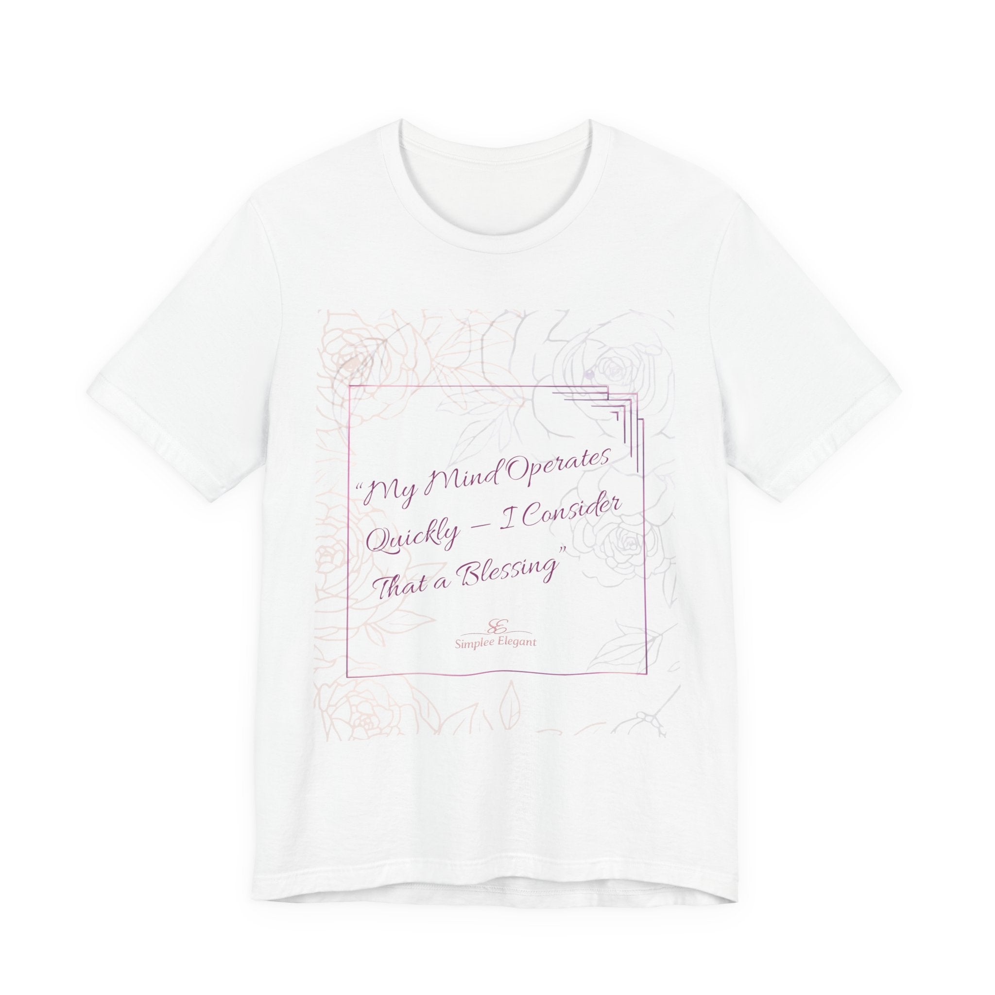 Soft But Strong Butterfly Tee | Feminine Strength Inspirational Shirt | Elegant Confidence Statement Top