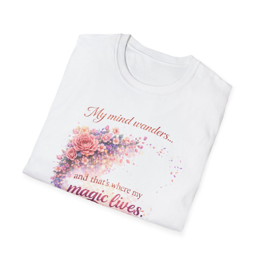 Magic lives Unisex Softstyle self-love T-Shirt