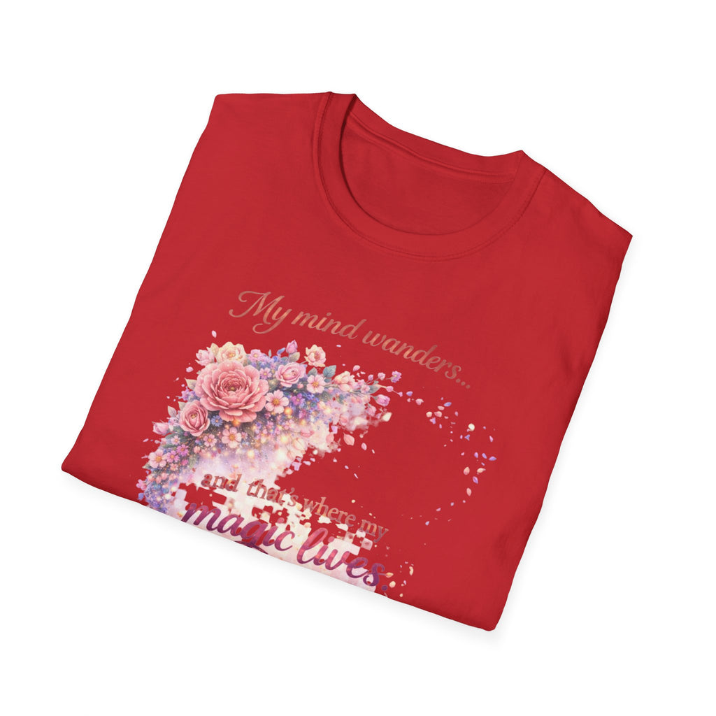 Magic lives Unisex Softstyle self-love T-Shirt