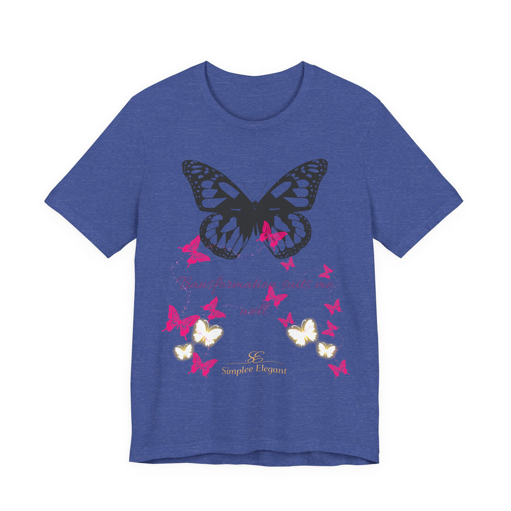 Simplee Elegant “Bloom in My Own Time” Butterfly Tee – Self-Love & Confidence Collection