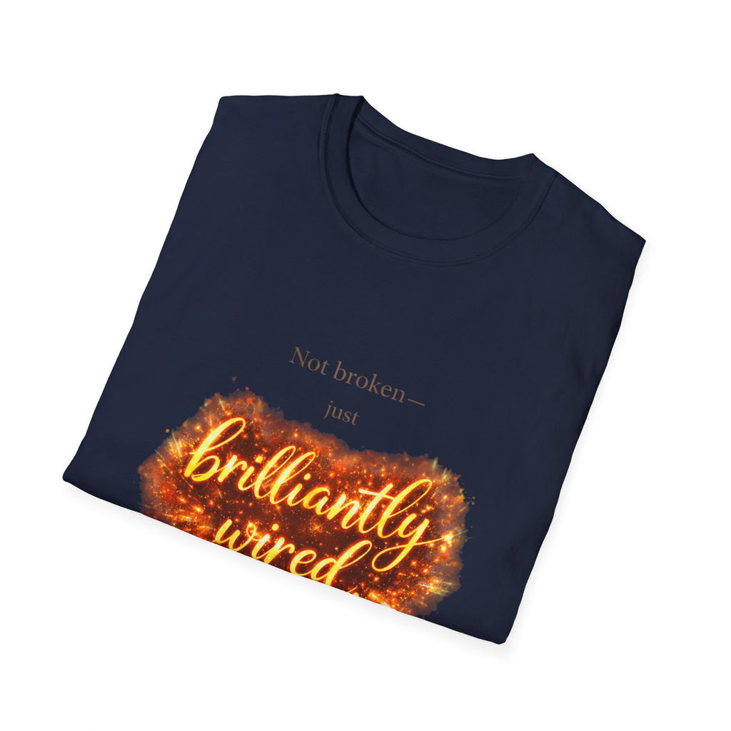 Simplee Elegant “Brilliantly Wired” Tee – Empowerment Graphic T-Shirt
