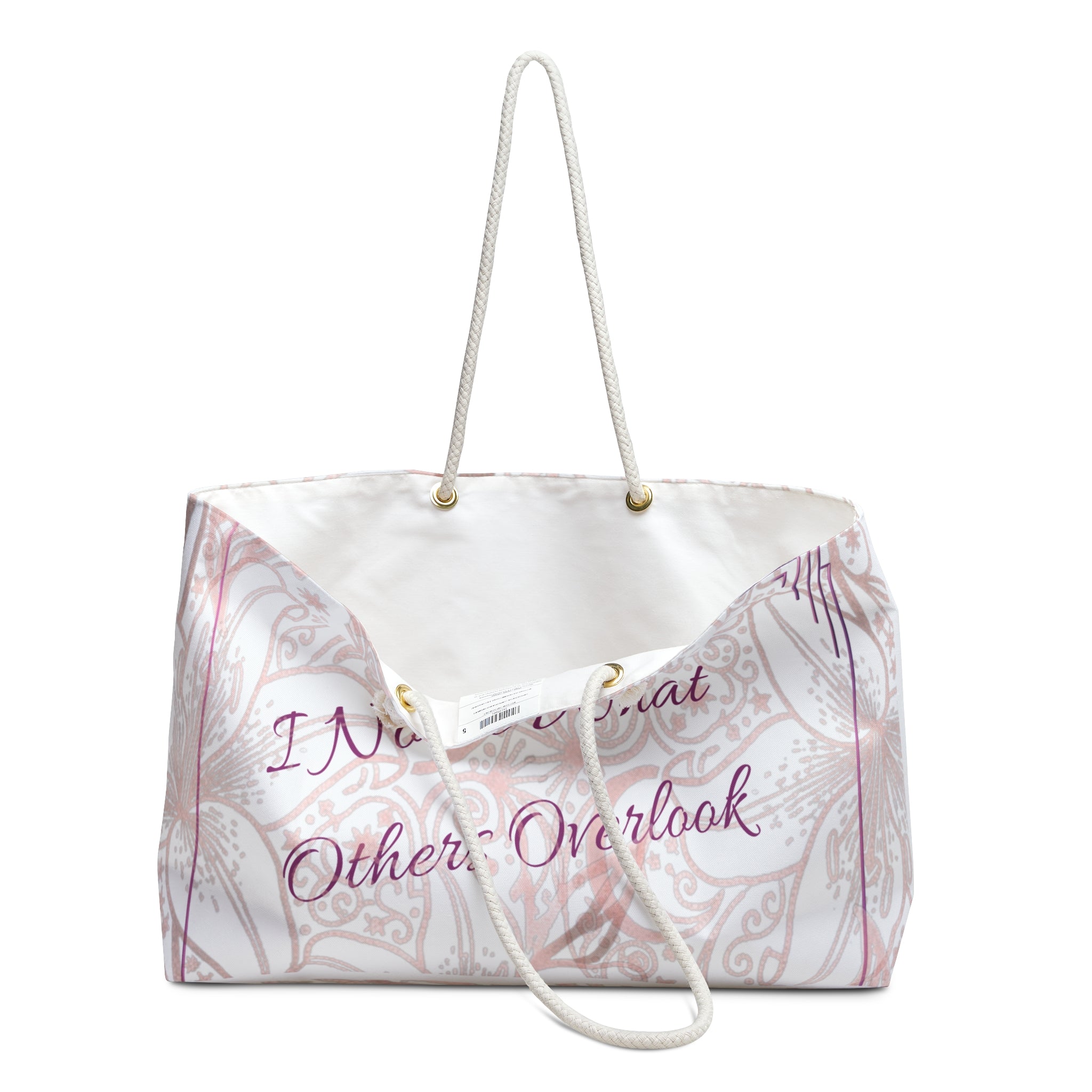 I Notice What Others Overlook” Elegant Insight Tote – Brilliantly Wired Collection
