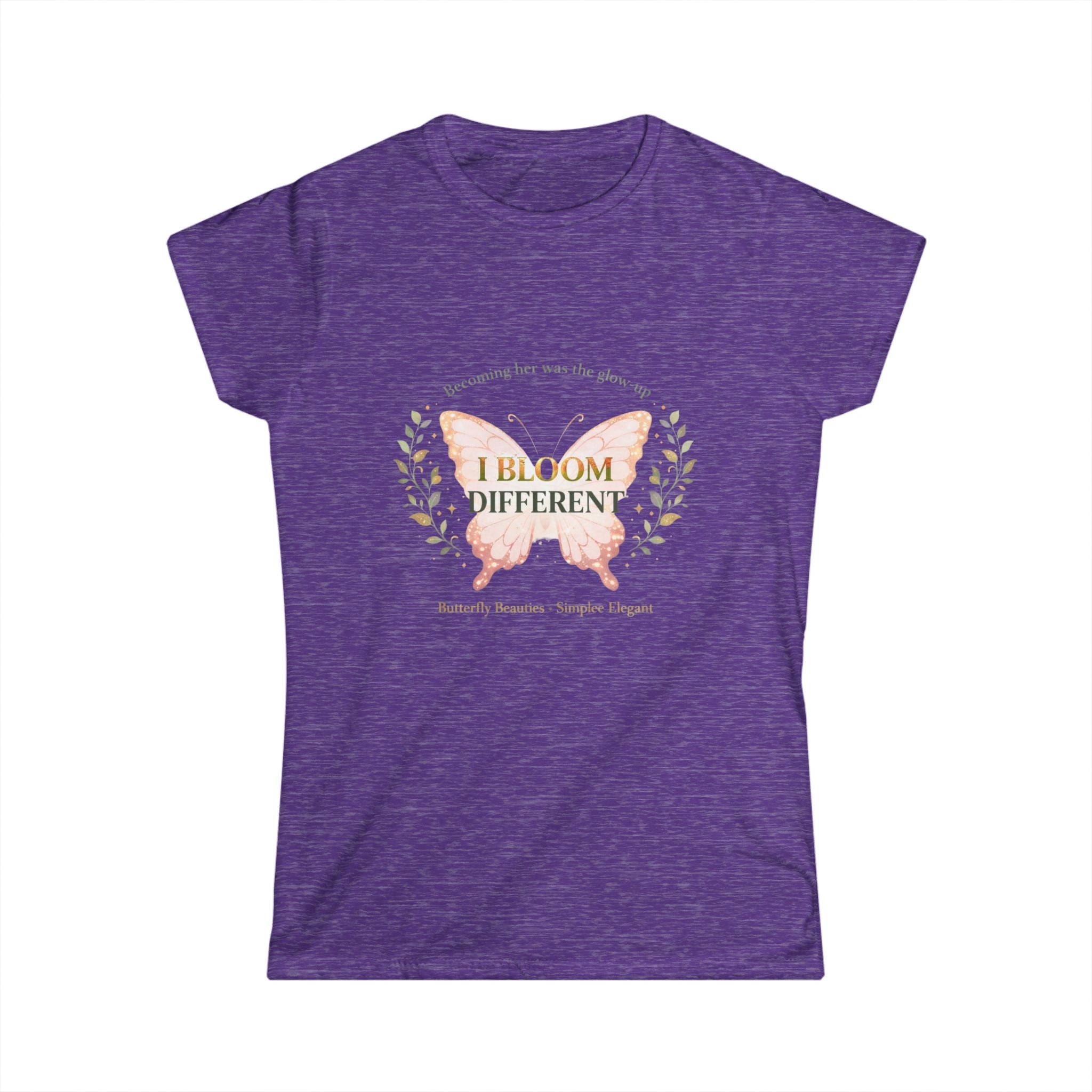I Bloom Different Butterfly Shirt | Inspirational Growth Tee | Feminine Affirmation Top