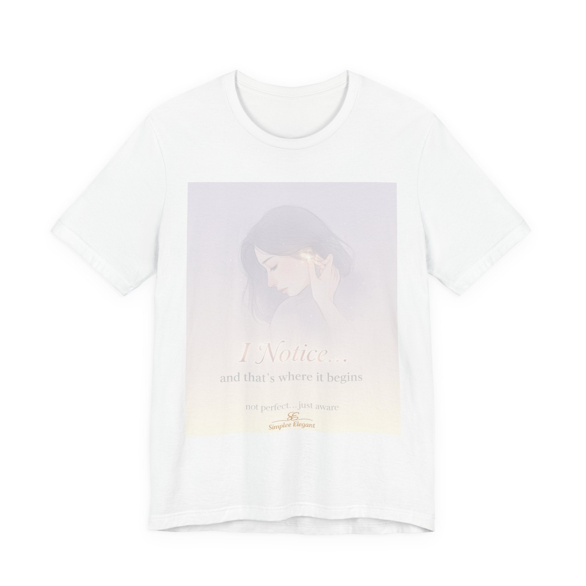 I Notice – Trichotillomania Awareness Tee | BFRB Mindfulness Shirt | Hair Pulling Awareness Top | Trich-Oh-Clock Collection