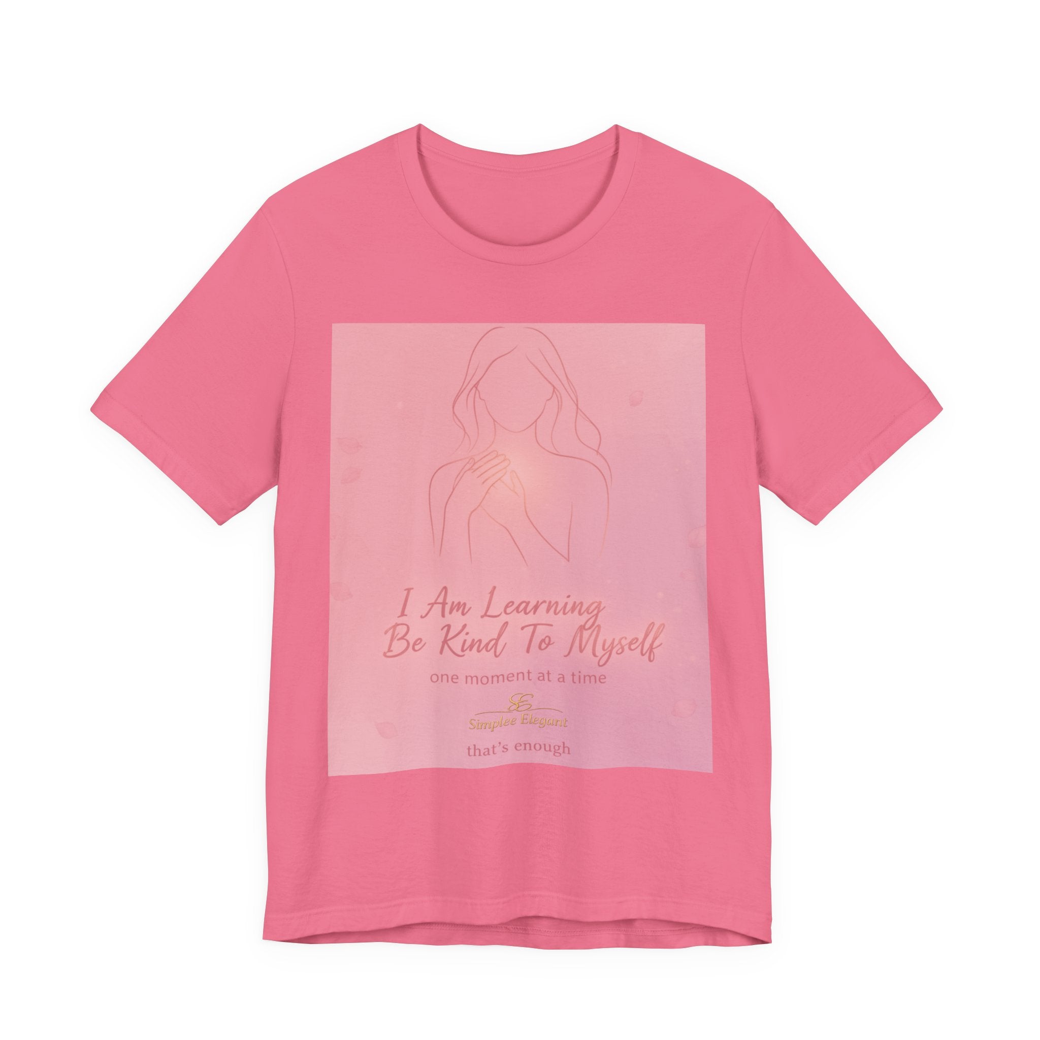 I Am Learning To Be Myself – Trichotillomania Support Tee | BFRB Recovery Shirt | Self Acceptance Mental Health Top | Trich-Oh-Clock Collection