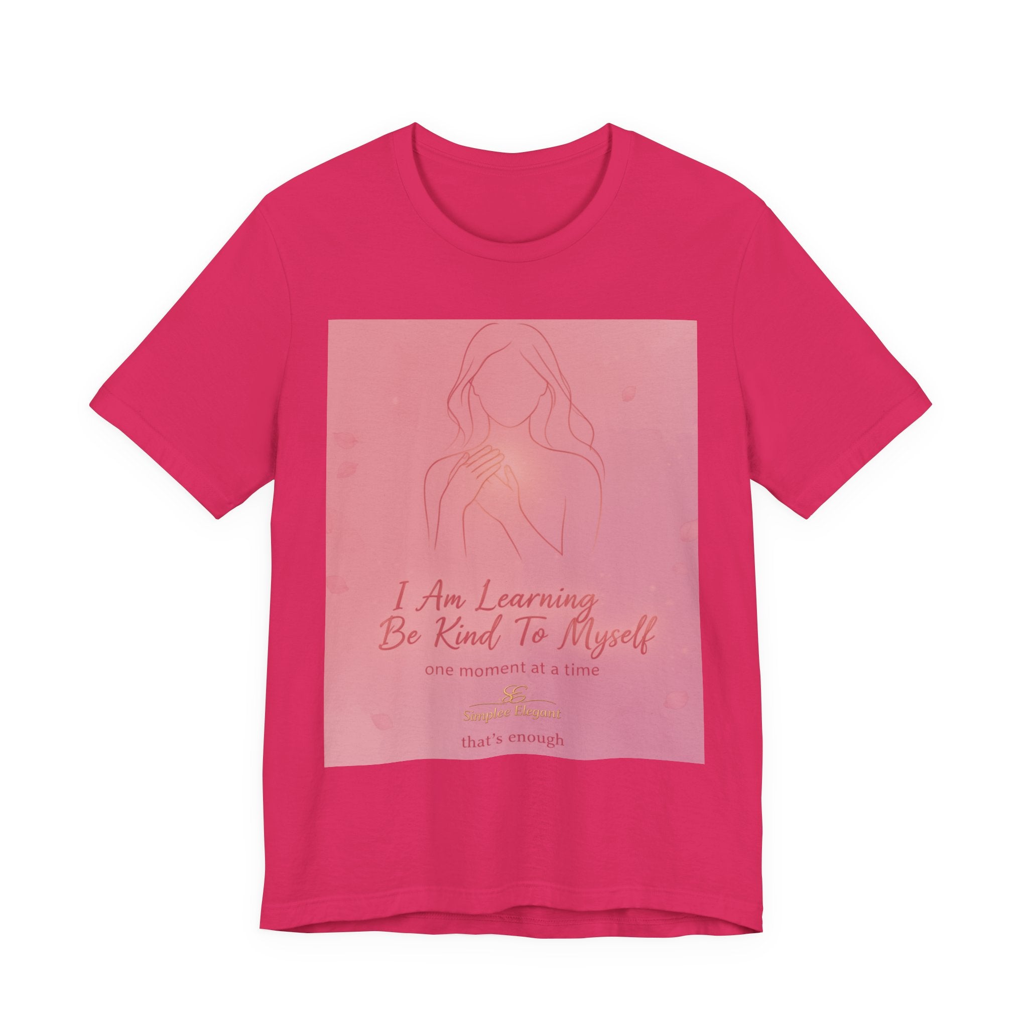 I Am Learning To Be Myself – Trichotillomania Support Tee | BFRB Recovery Shirt | Self Acceptance Mental Health Top | Trich-Oh-Clock Collection