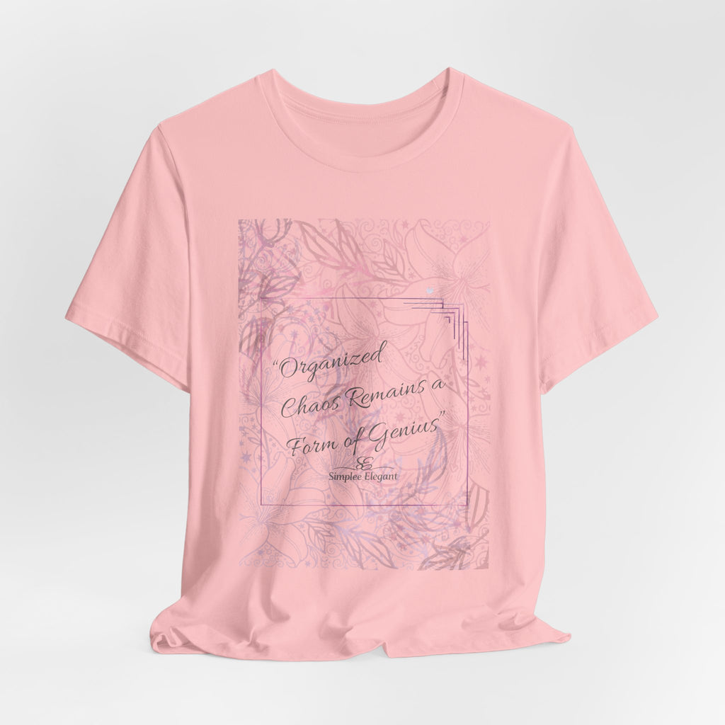 Simplee Elegant “Soft Grounding” Watercolor Floral Tee — Calm Within Collection