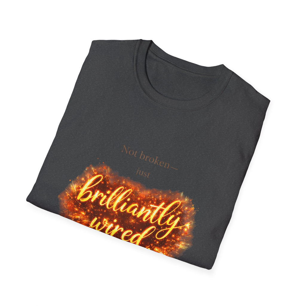 Simplee Elegant “Brilliantly Wired” Tee – Empowerment Graphic T-Shirt