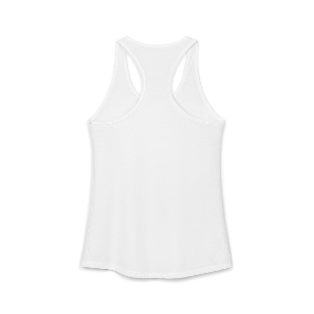 A New Take on Elegance Tank Top | Simplee Elegant Signature Racerback Tank | Feminine Statement Top