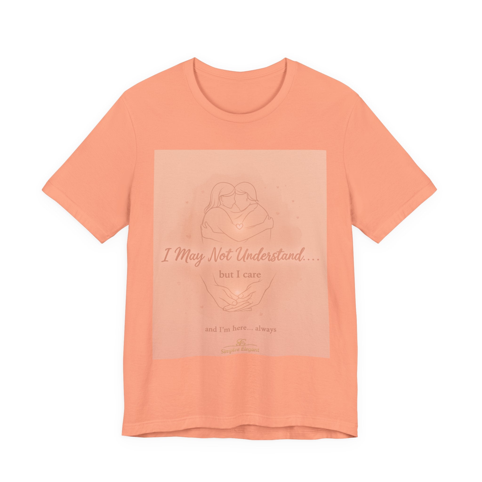 I May Not Understand But I Care – Trichotillomania Support Tee | BFRB Awareness Shirt | Mental Health Ally Top | Trich-Oh-Clock Collection