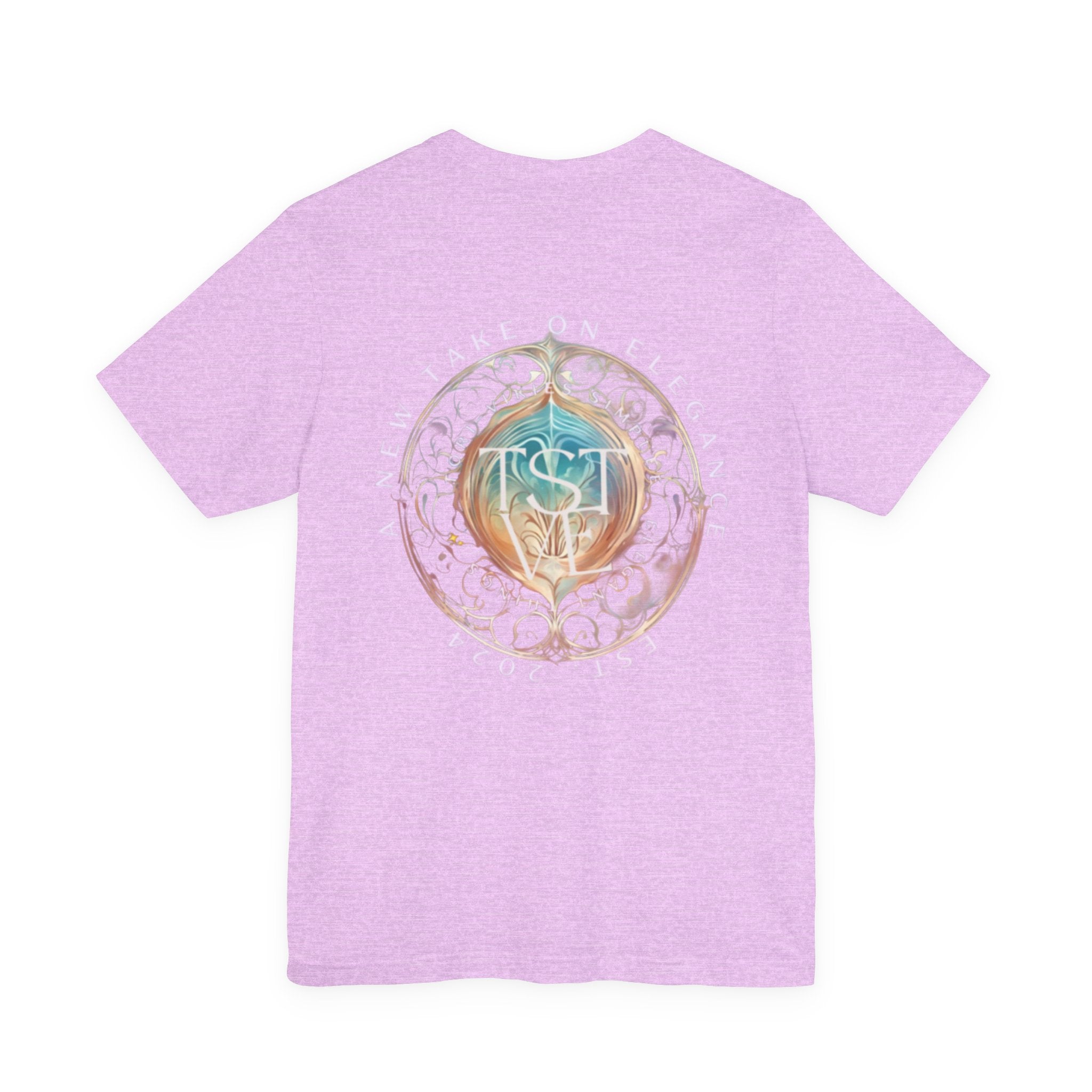 Simplee Elegant “Quiet Bloom” Watercolor Floral Tee — Soft Confidence Collection