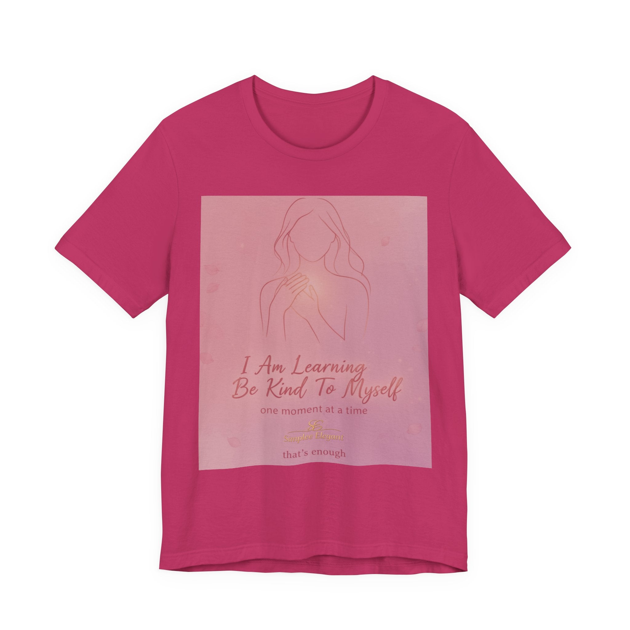 I Am Learning To Be Myself – Trichotillomania Support Tee | BFRB Recovery Shirt | Self Acceptance Mental Health Top | Trich-Oh-Clock Collection