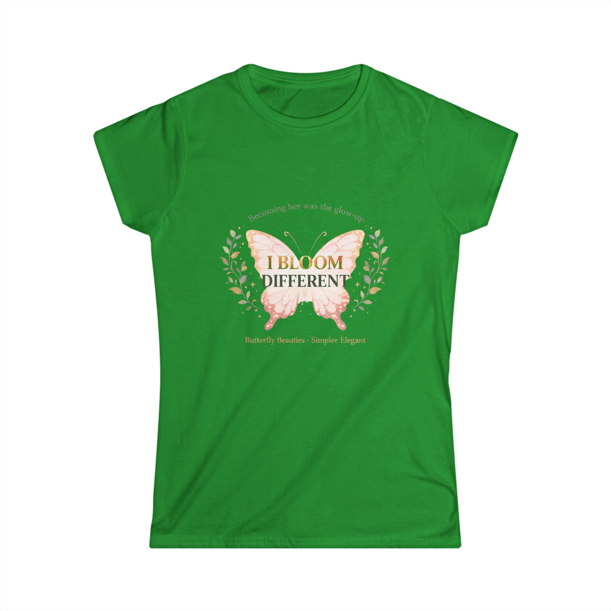 I Bloom Different Butterfly Shirt | Inspirational Growth Tee | Feminine Affirmation Top