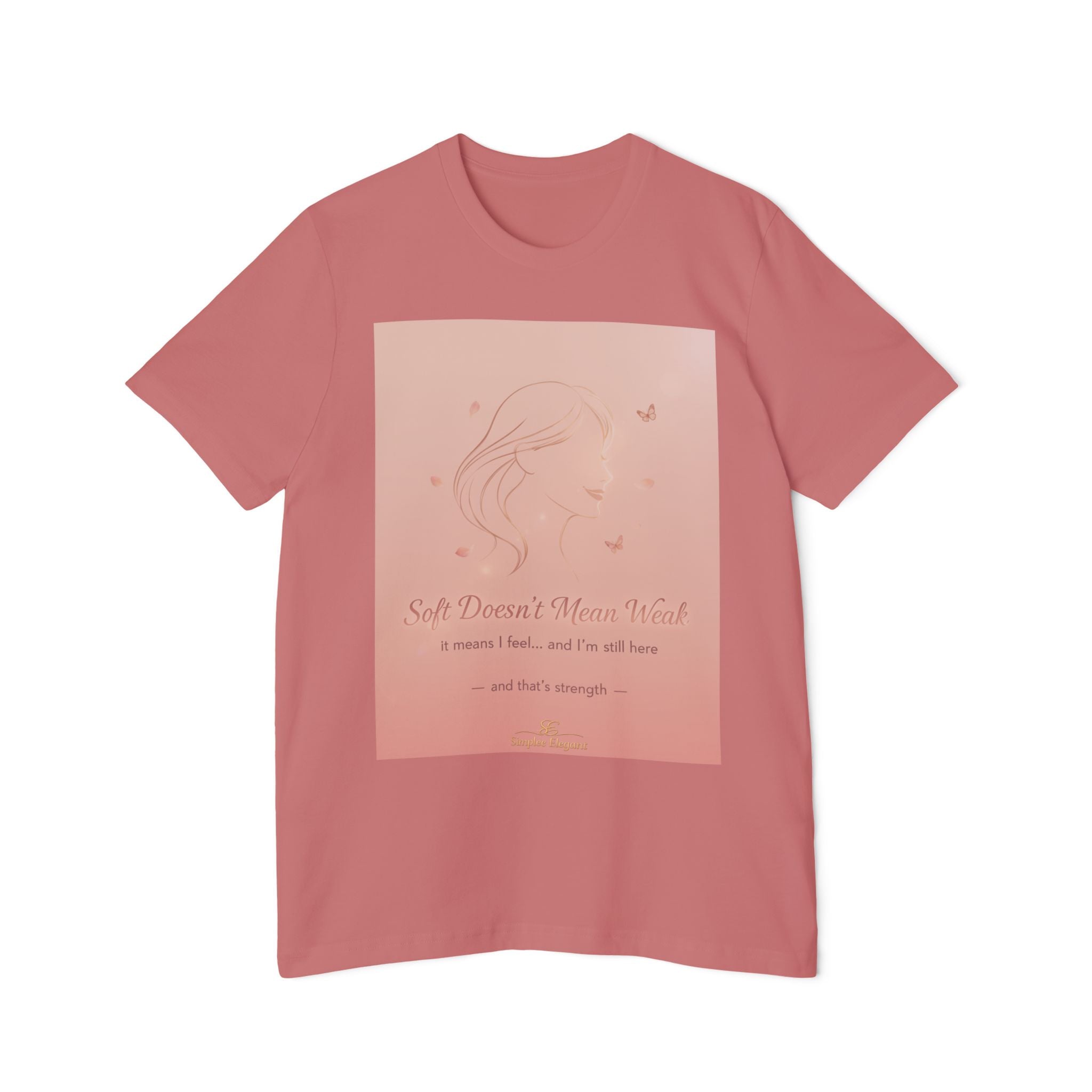 Soft Doesn’t Mean Weak – Trichotillomania Awareness Tee | BFRB Support Shirt | Mental Health Strength Top | Trich-Oh-Clock Collection