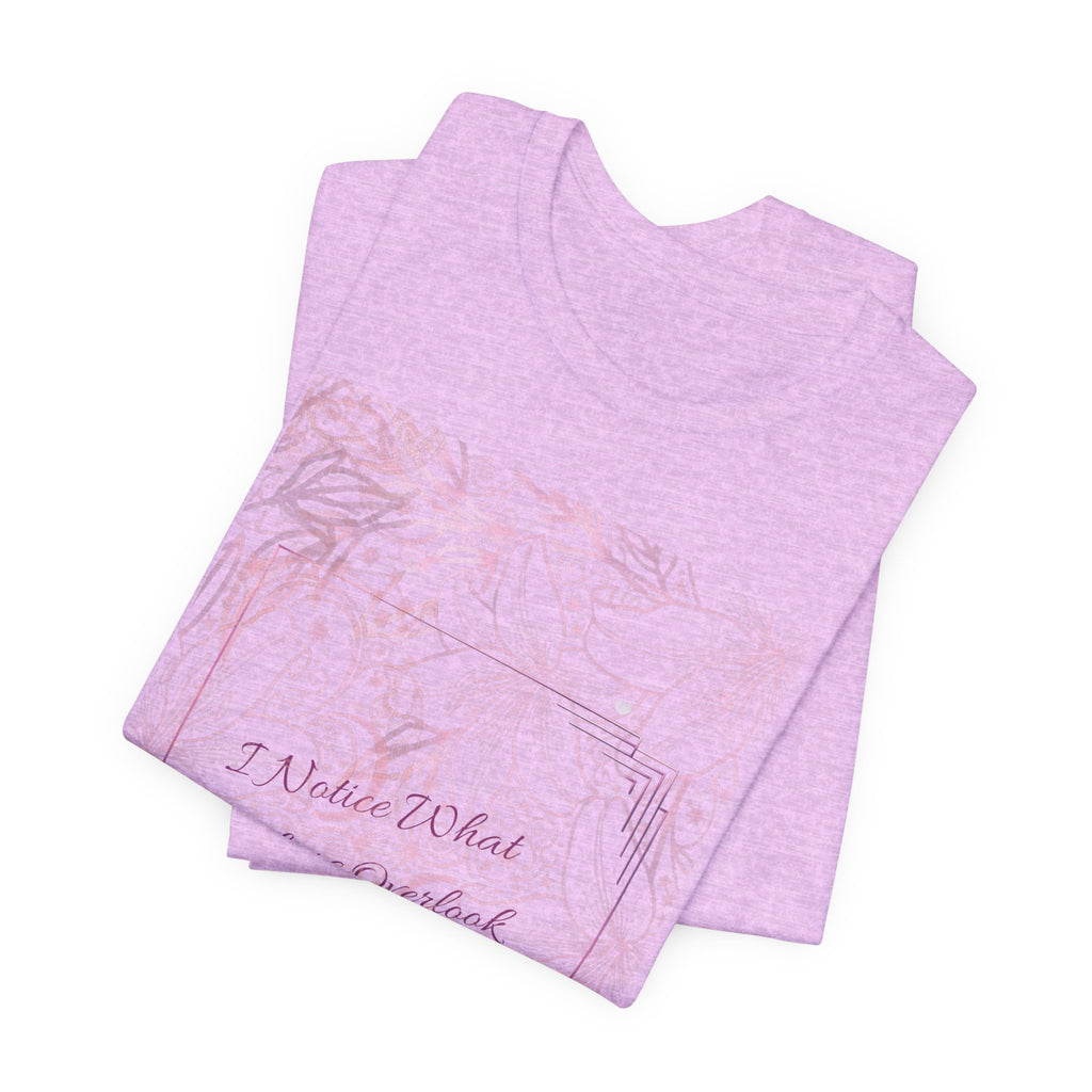 Simplee Elegant “Quiet Bloom” Watercolor Floral Tee — Soft Confidence Collection