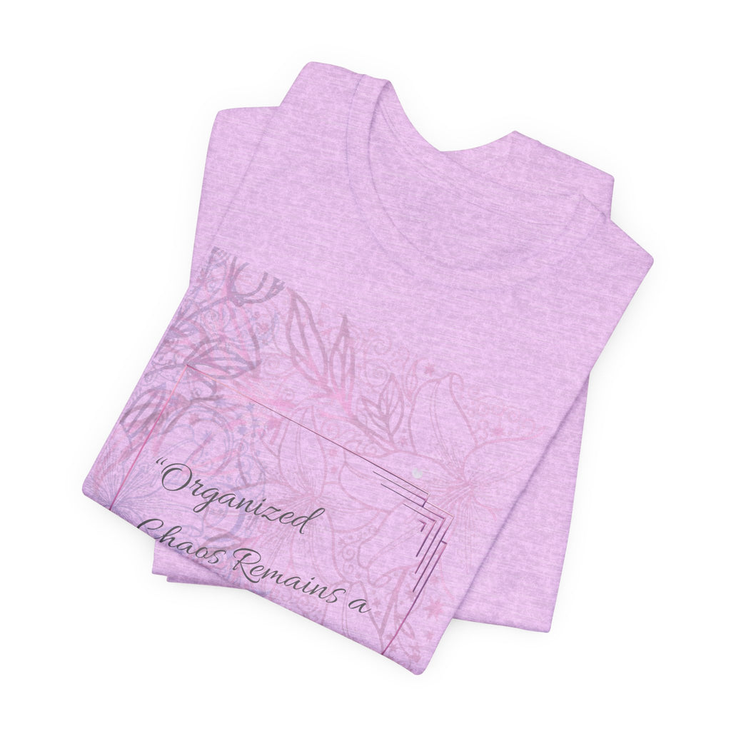 Simplee Elegant “Soft Grounding” Watercolor Floral Tee — Calm Within Collection