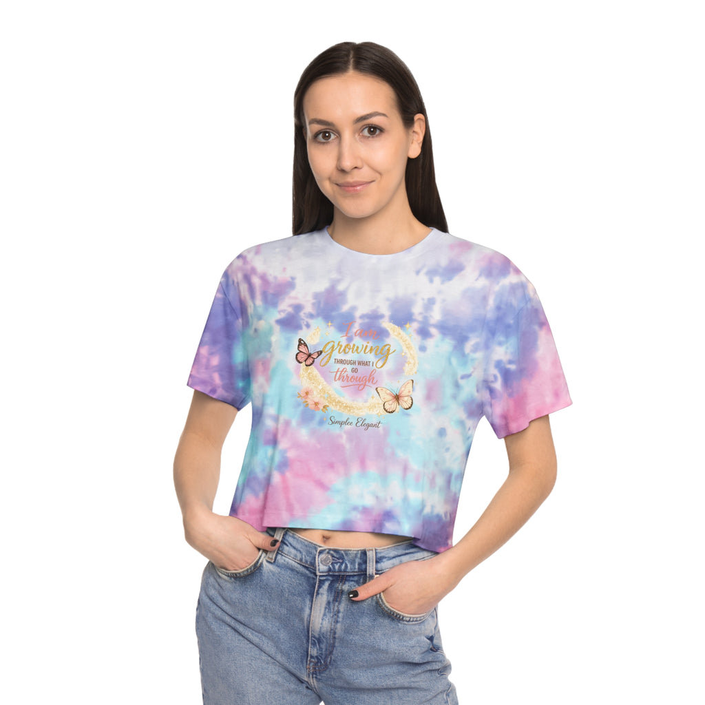 I Am Growing Through What I Go Through | Butterfly Affirmation Tee | Simplee Elegant