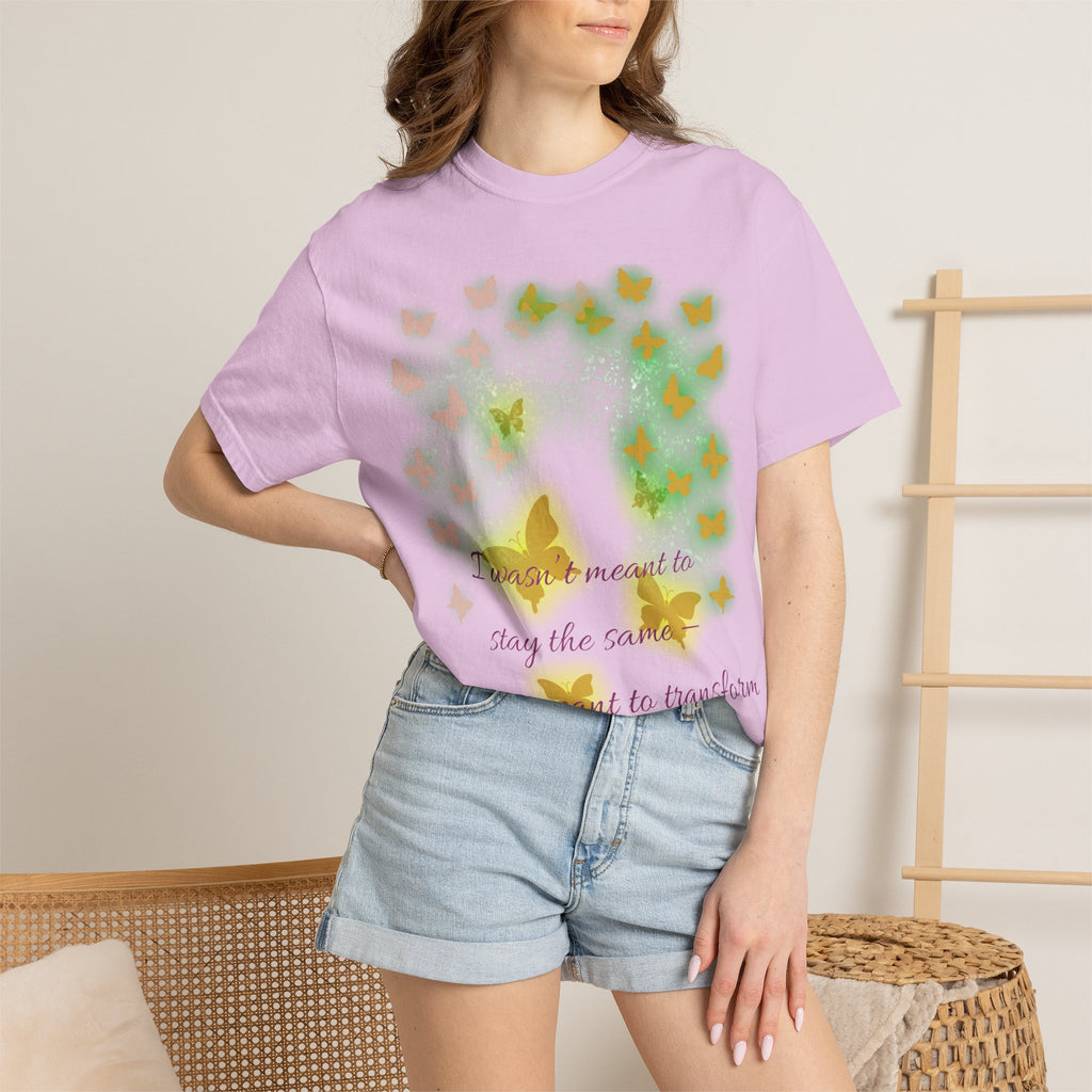 I Was Meant to Transform | Butterfly Statement Design | Simplee Elegant